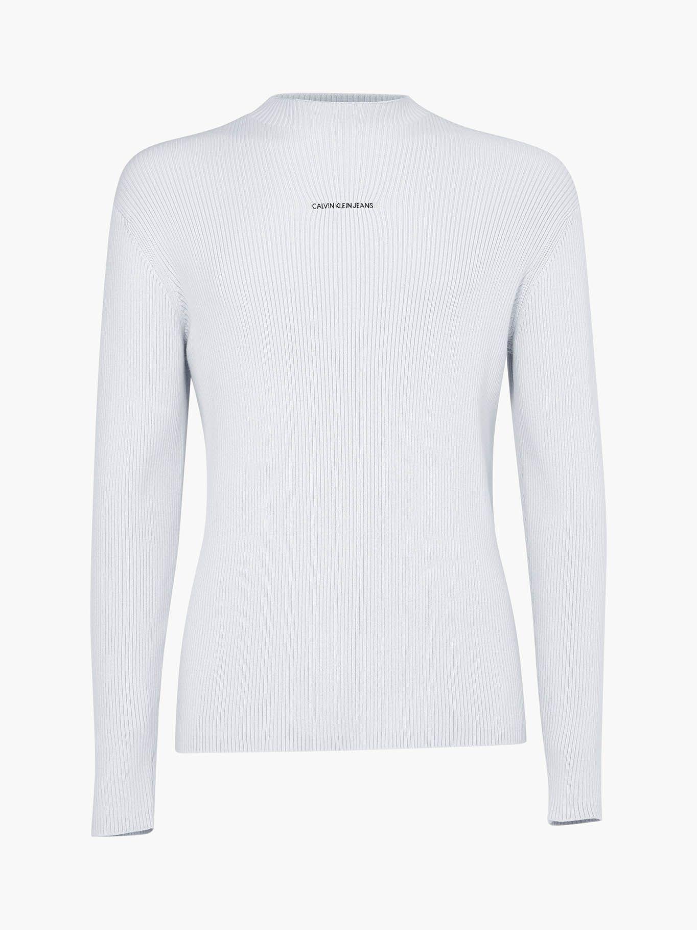 Suéter Ribbed Crema Calvin Klein-4
