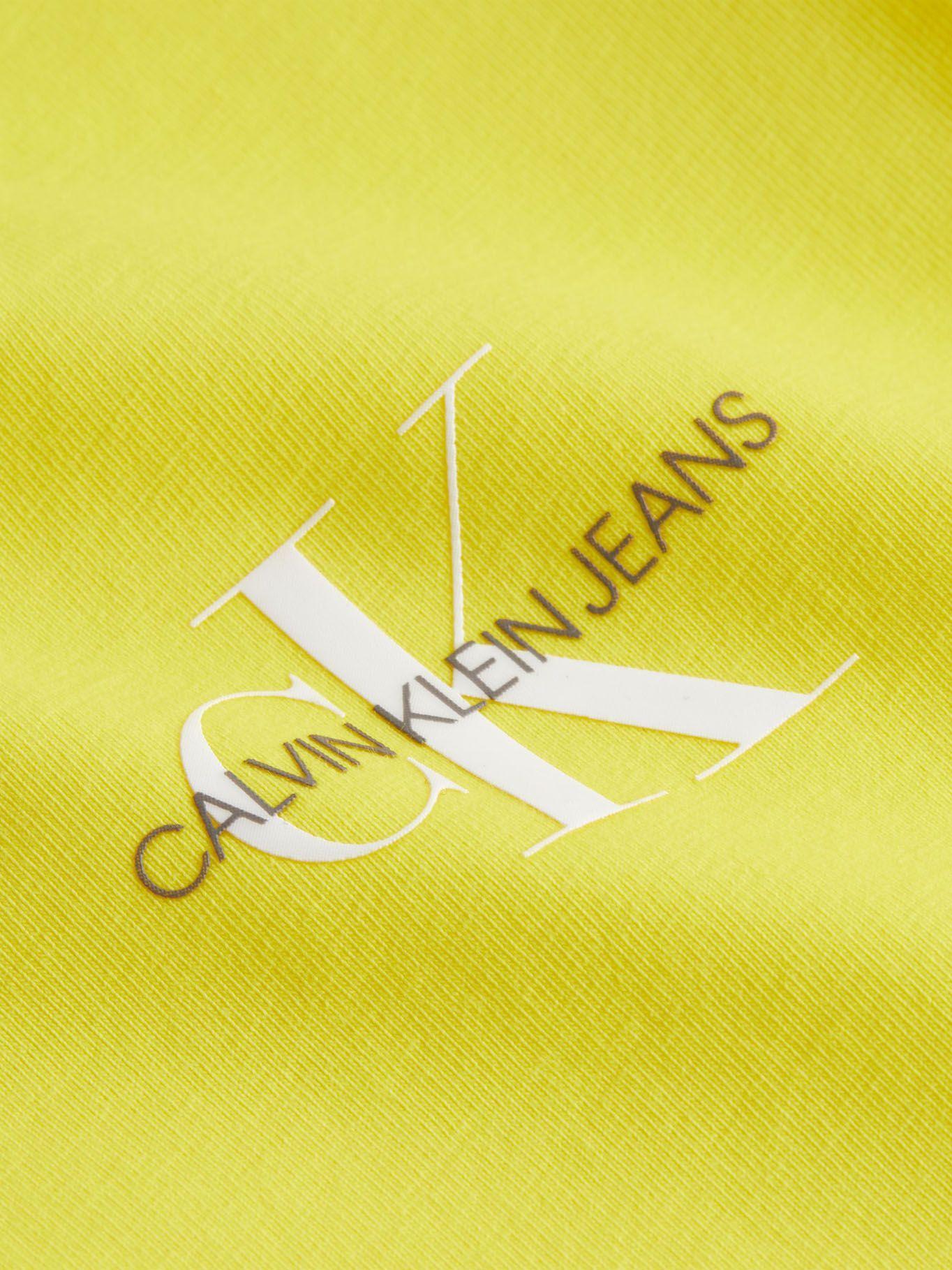 Polera Monogram Slim Amarillo Calvin Klein-1