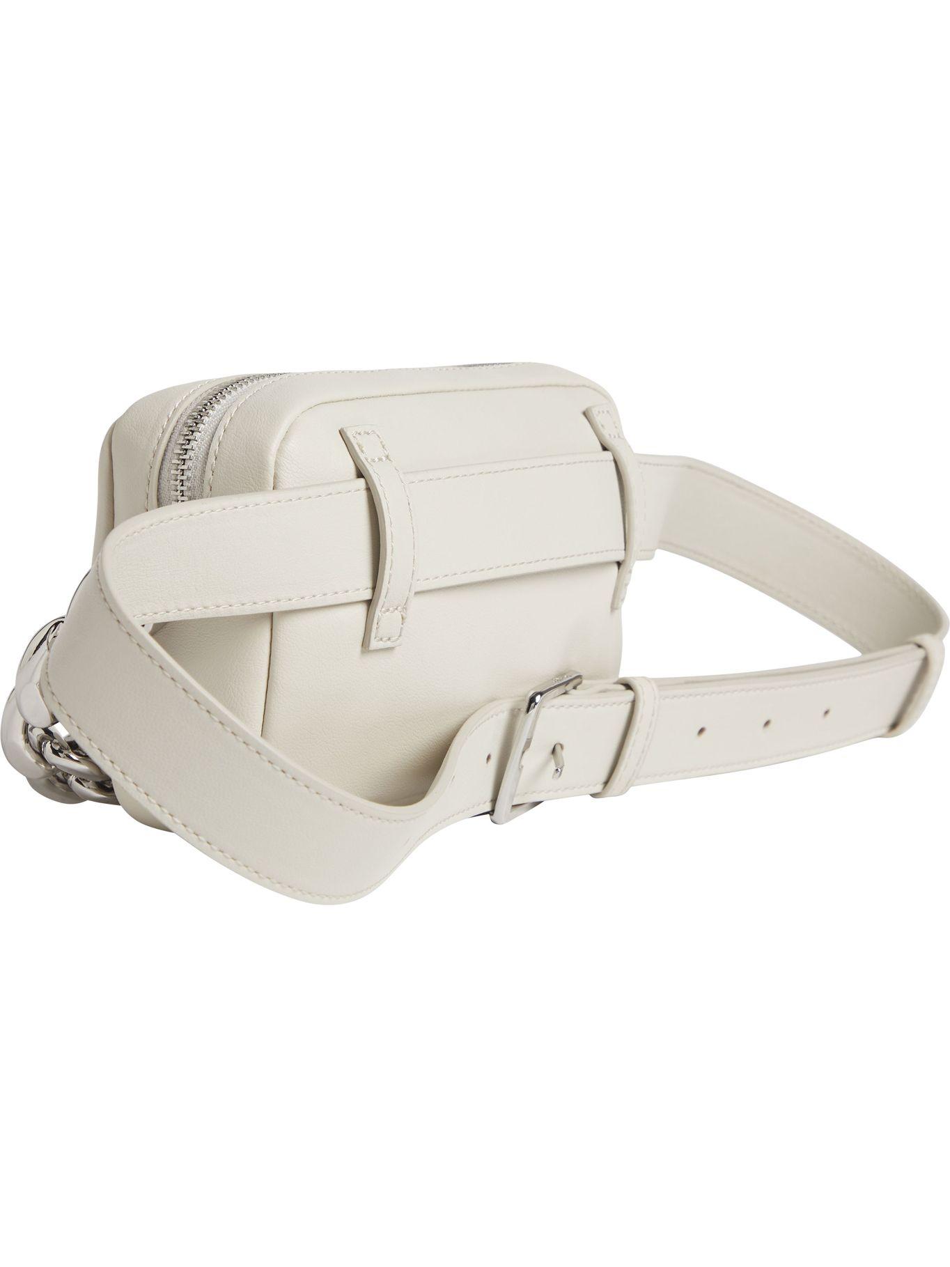 Cartera Puffed Waistbag Blanco Calvin Klein-1