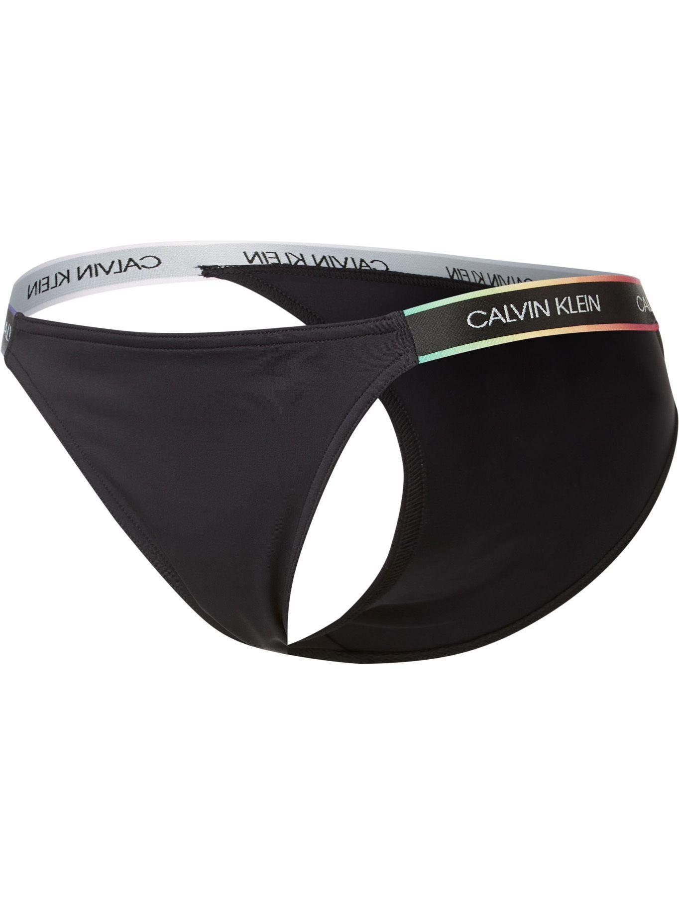 Bottom Bikini CK Pride Negro Calvin Klein Mujer-4