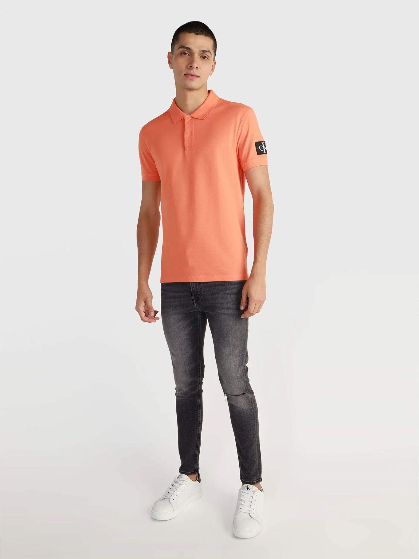 Polo Badge  Naranja Calvin Klein-1