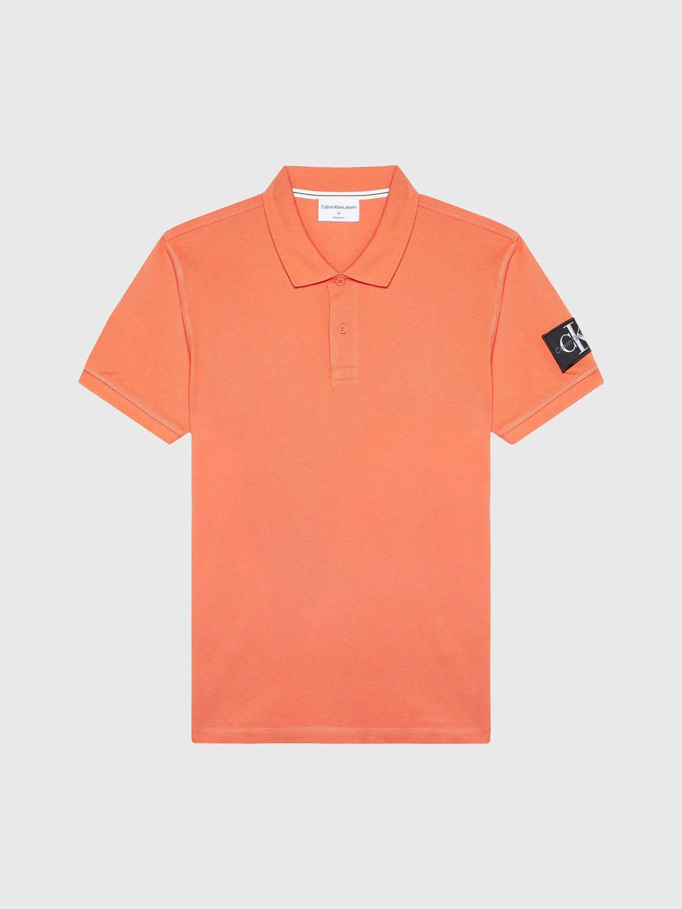 Polo Badge  Naranja Calvin Klein-4