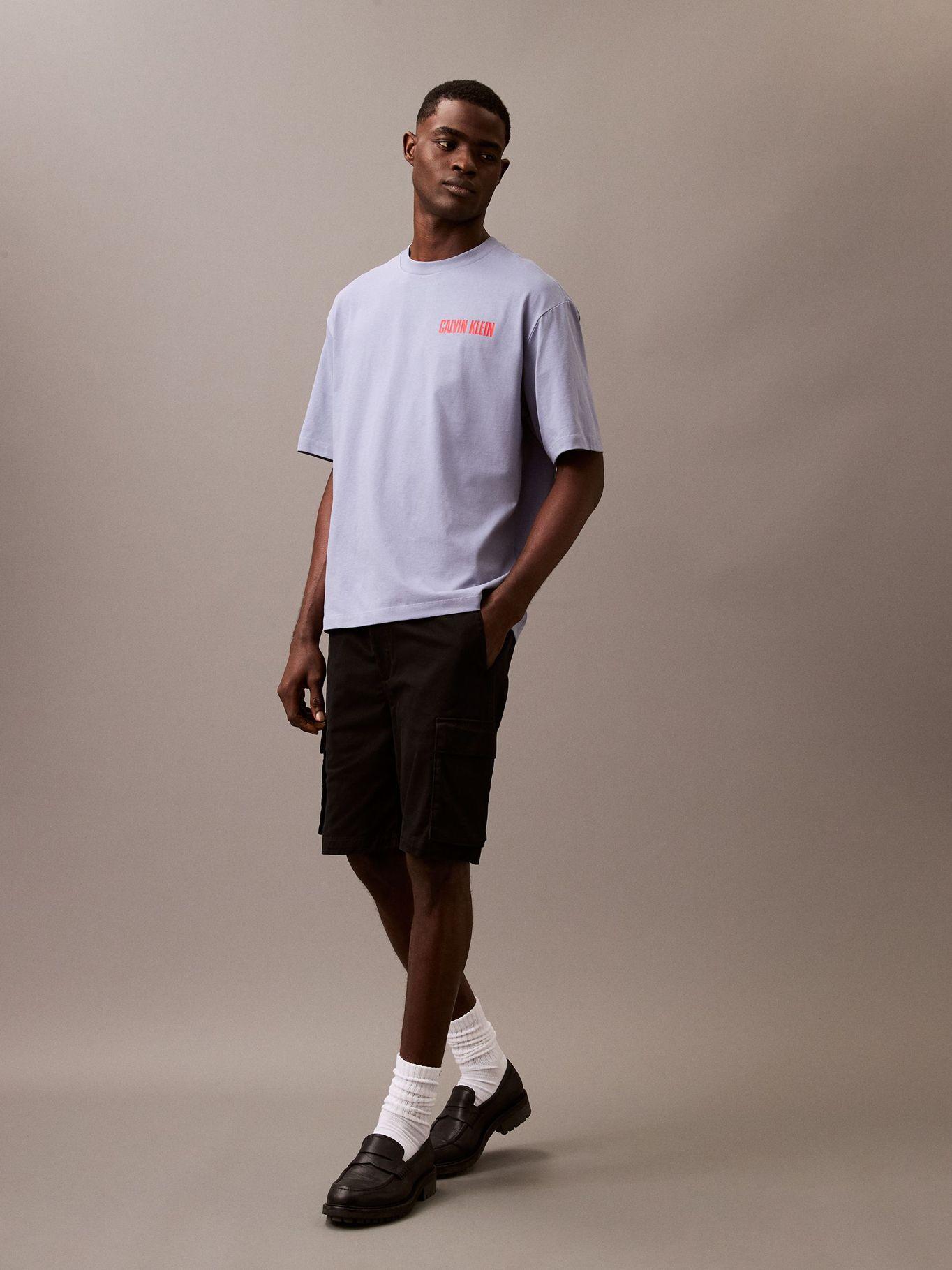 Polera Vert Logo Graphic Lila Calvin Klein-1