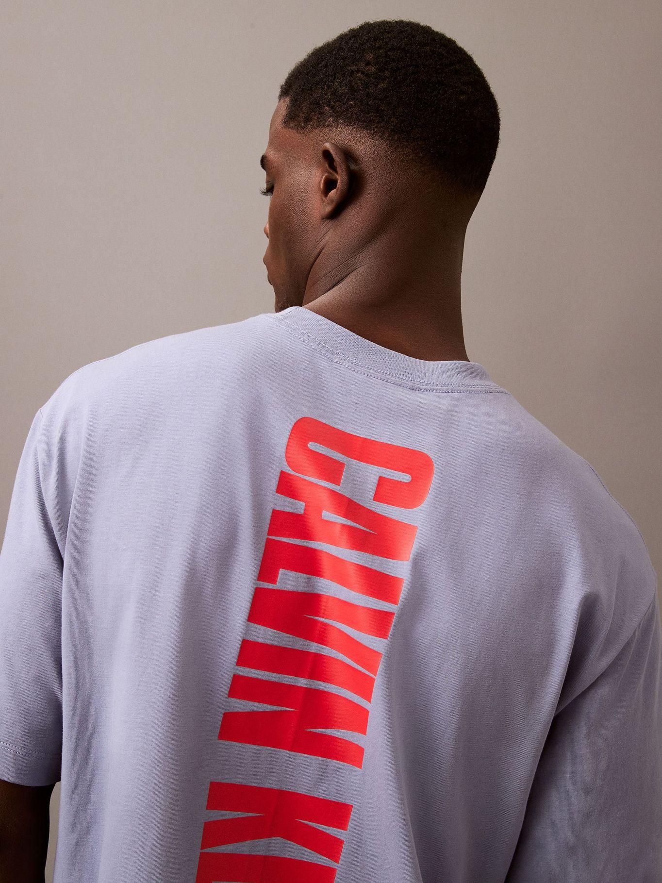 Polera Vert Logo Graphic Lila Calvin Klein-5