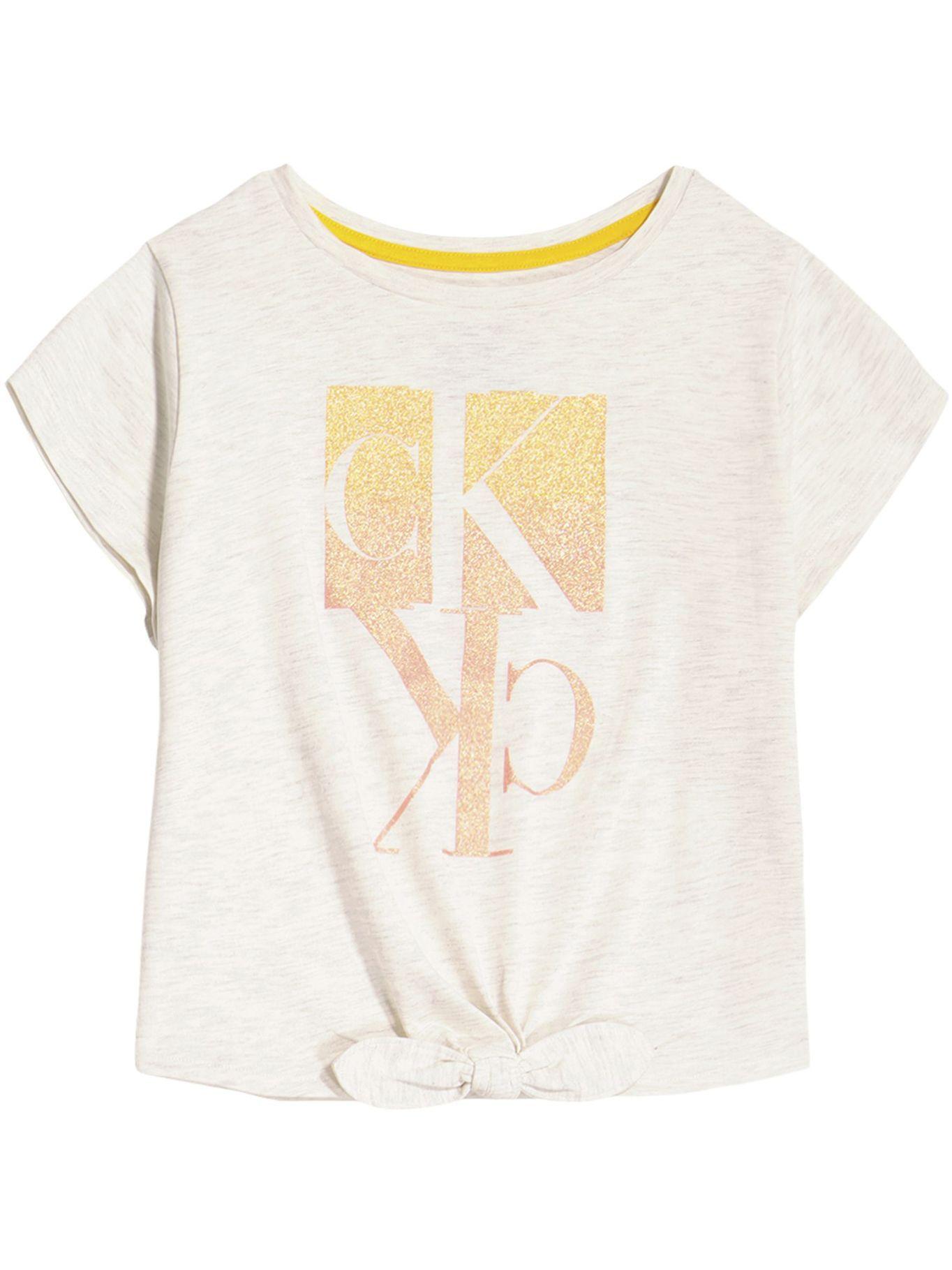 Polera Niña Gradient Crema Calvin Klein-1