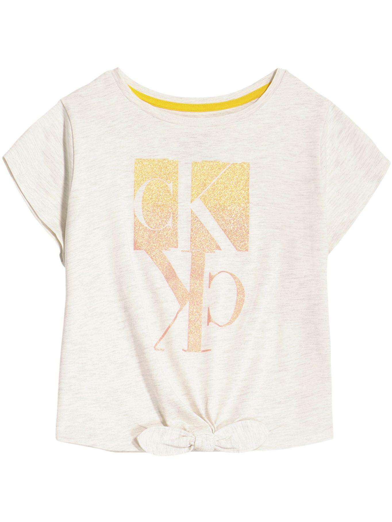 Polera Niña Gradient Crema Calvin Klein-0