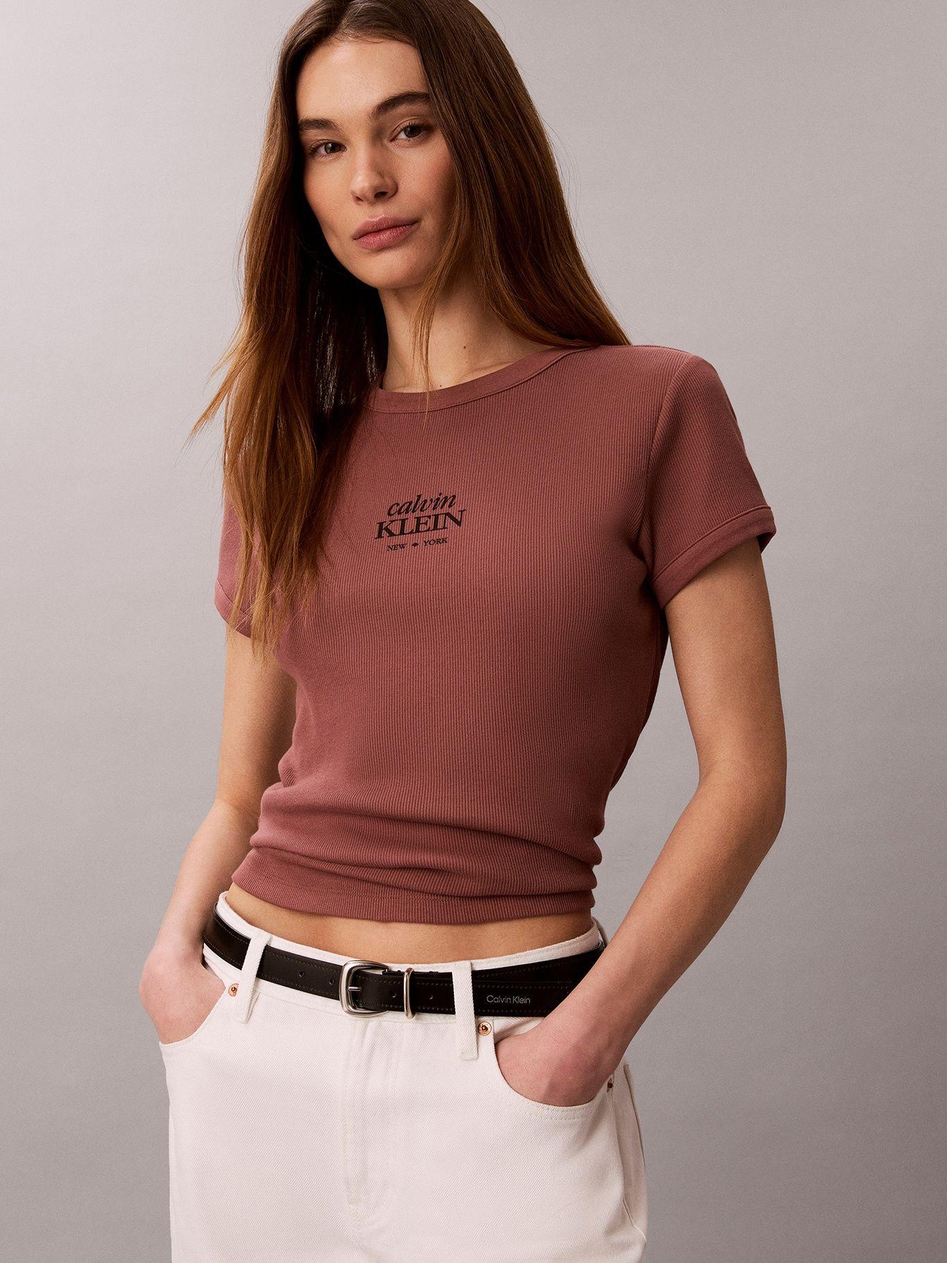 Polera Ajustada de Canalé Cafe Calvin Klein-3