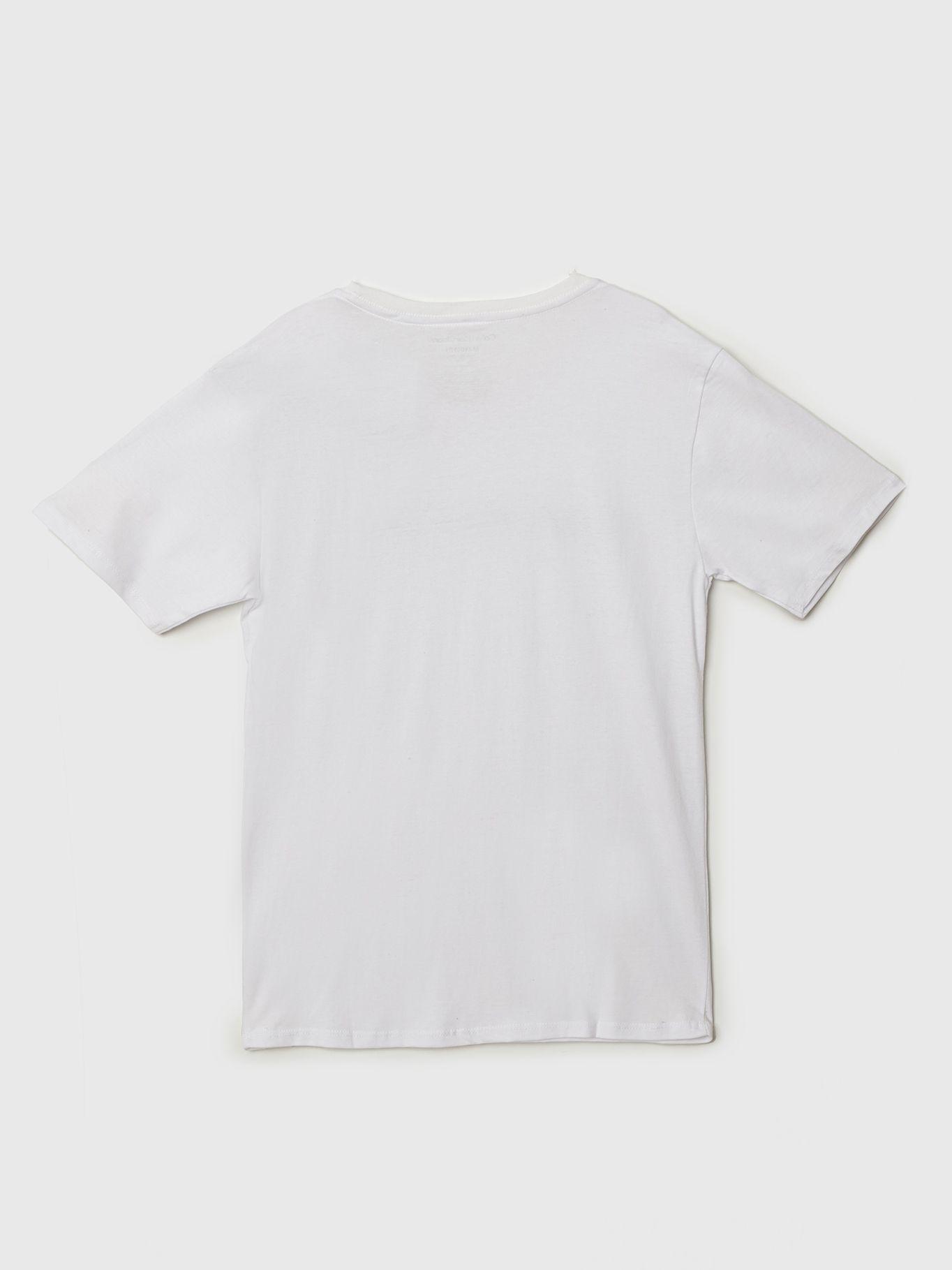 Polera Niño Double Logo Blanco Calvin Klein-1