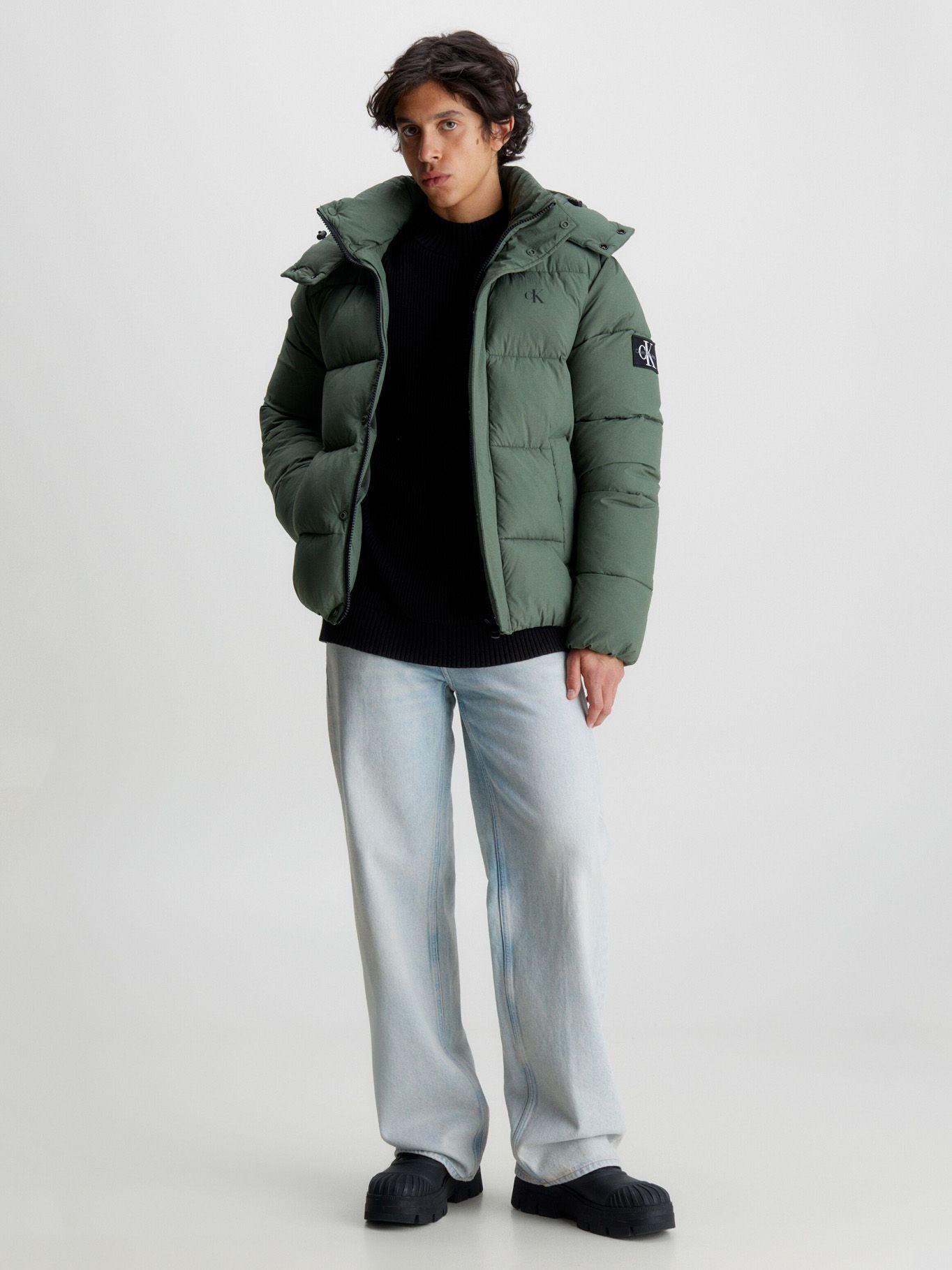 Parka Essentials Non Down Verde 708 Calvin Klein-1