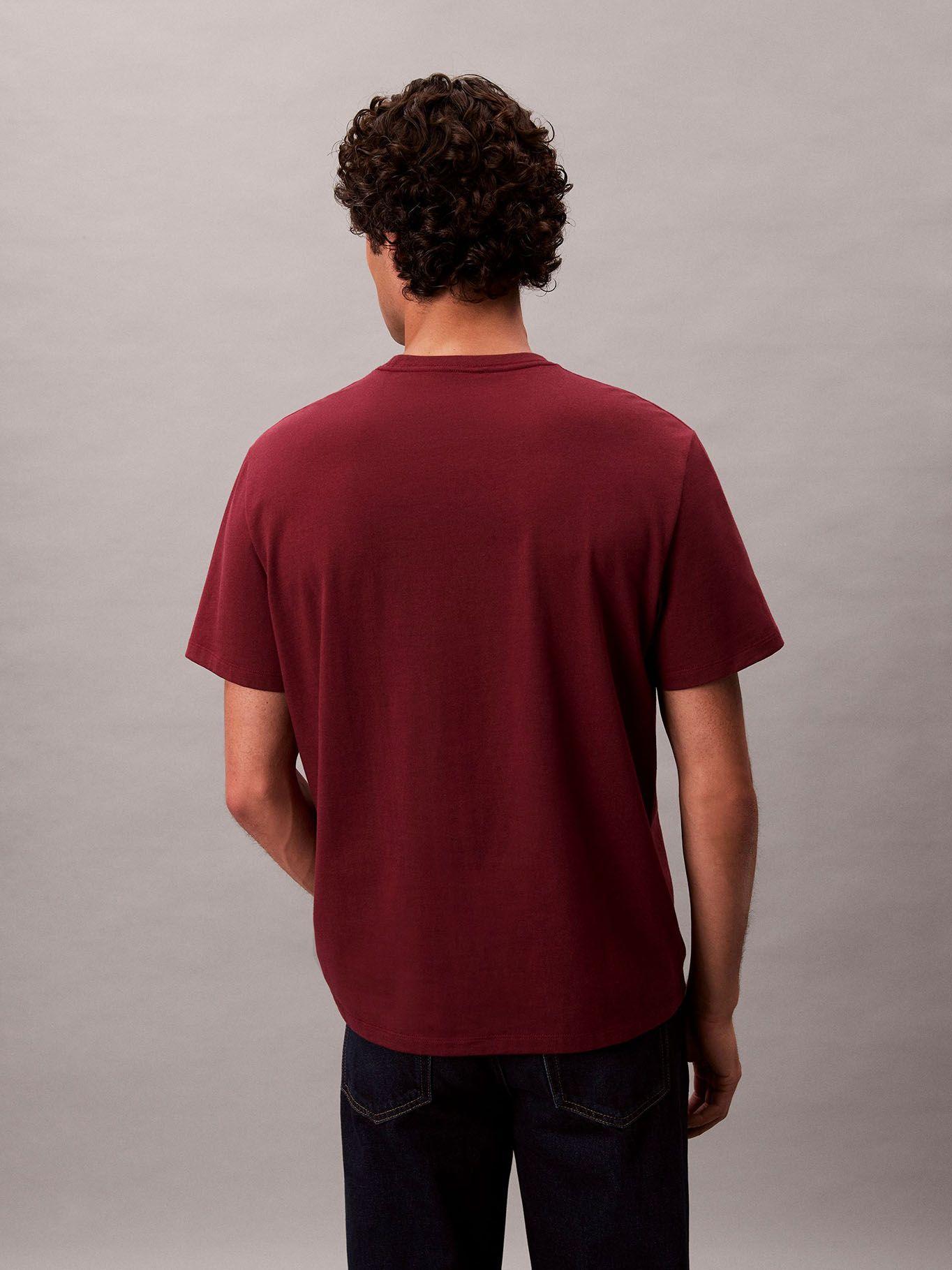 Polera Hero Monologo Burdeo Calvin Klein-2