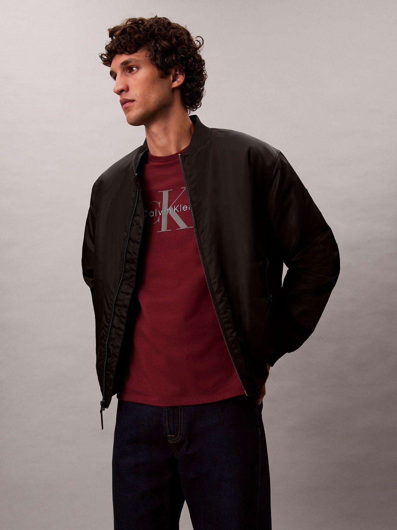 Polera Hero Monologo Burdeo Calvin Klein-3