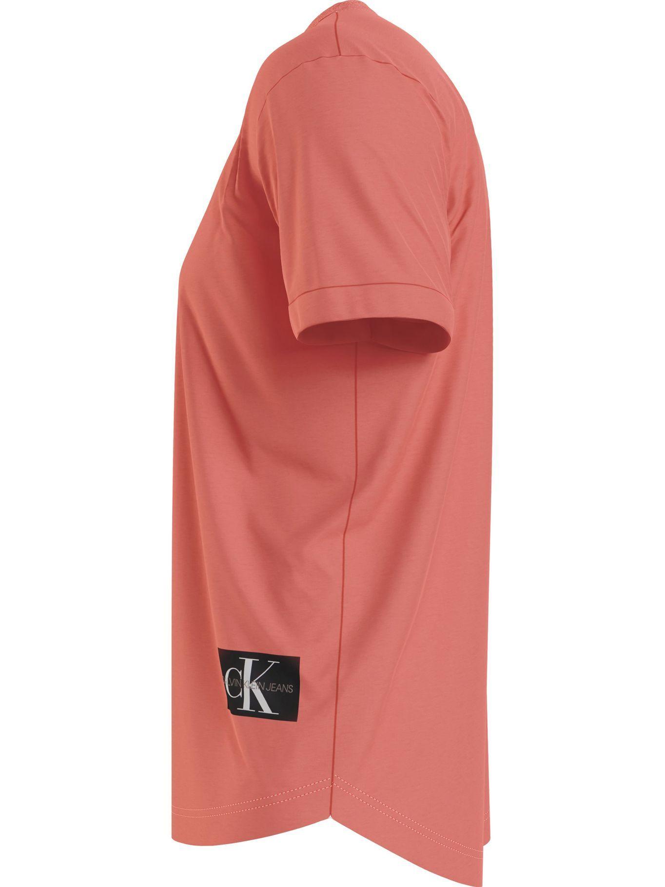 Polera Badge Turn Coral Calvin Klein-3
