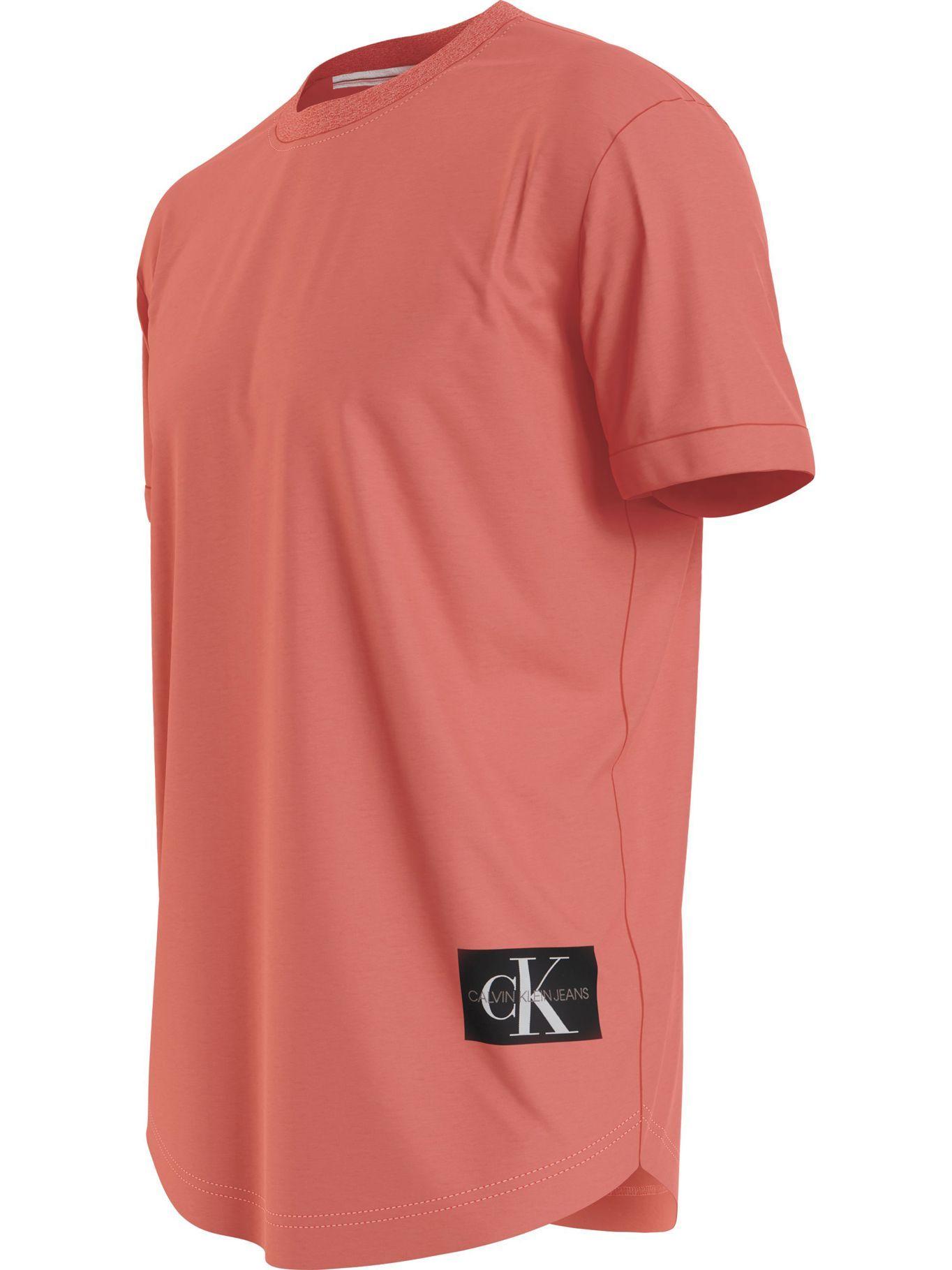 Polera Badge Turn Coral Calvin Klein-2