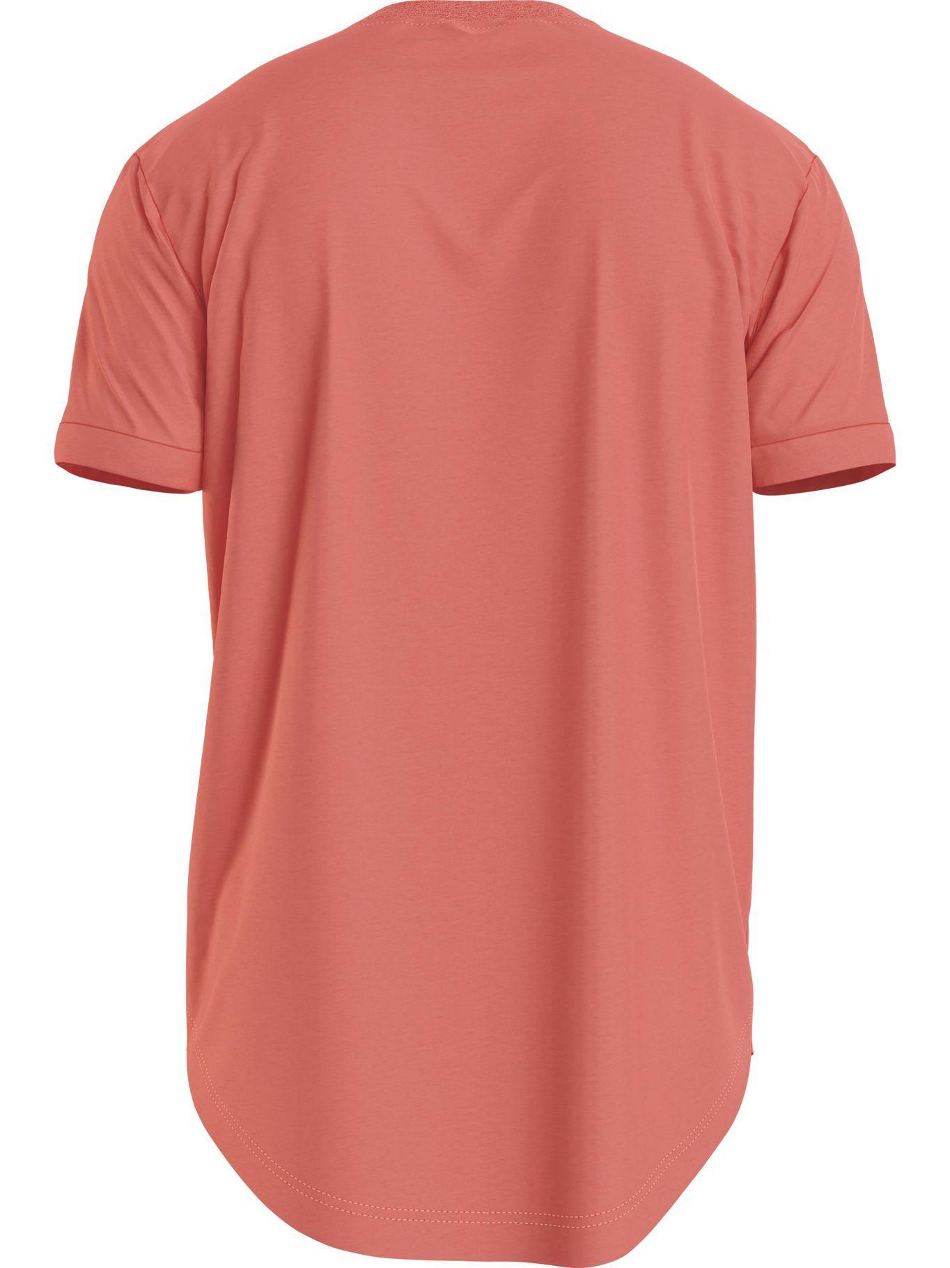 Polera Badge Turn Coral Calvin Klein-1