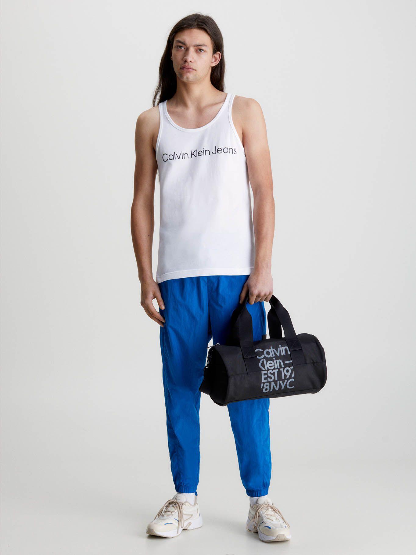 Camiseta de tirantes con logo Blanco Calvin Klein-1