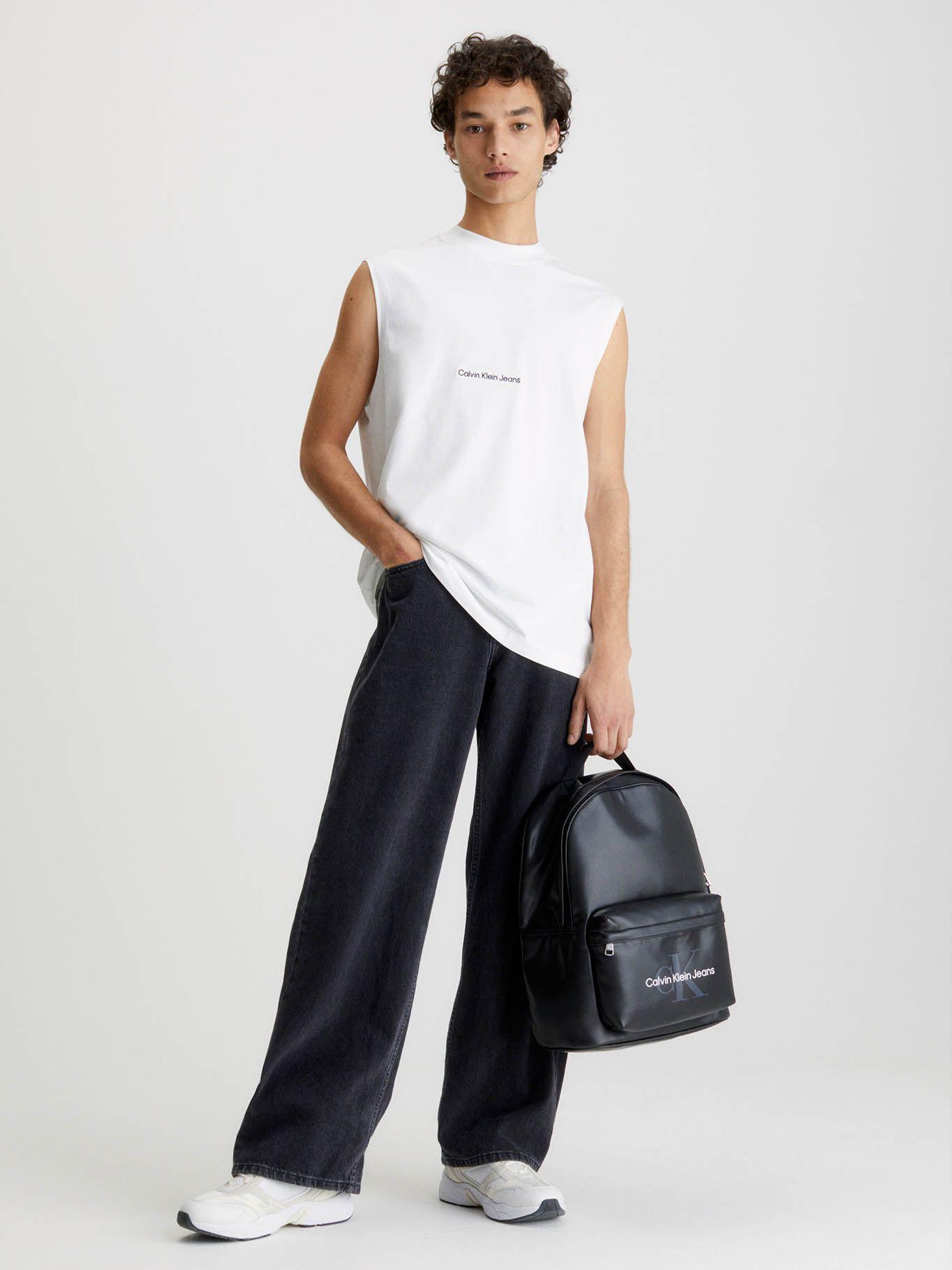 Camiseta holgada de tirantes Blanco Calvin Klein-1