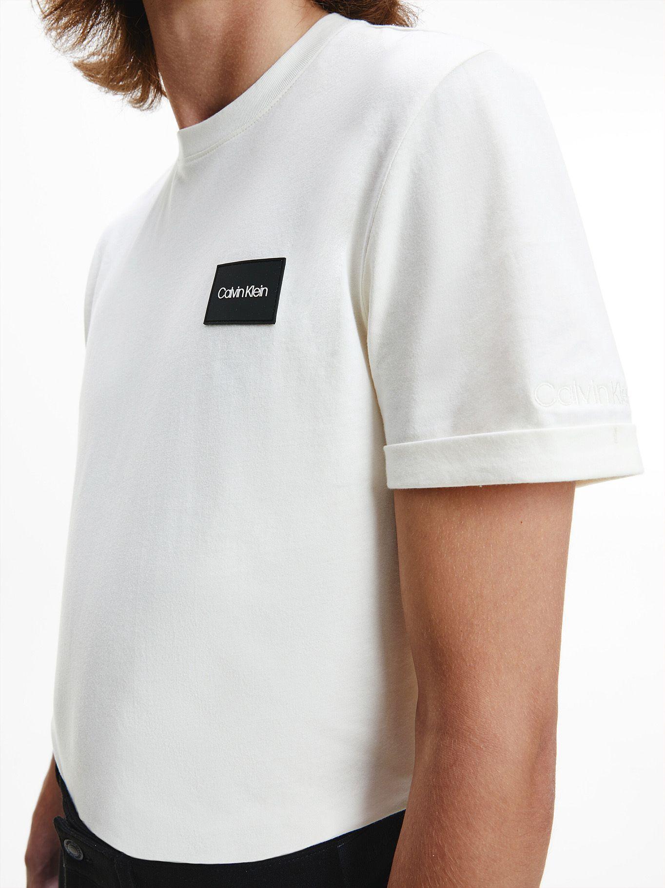 Polera Turn-Up Blanco Calvin Klein-3