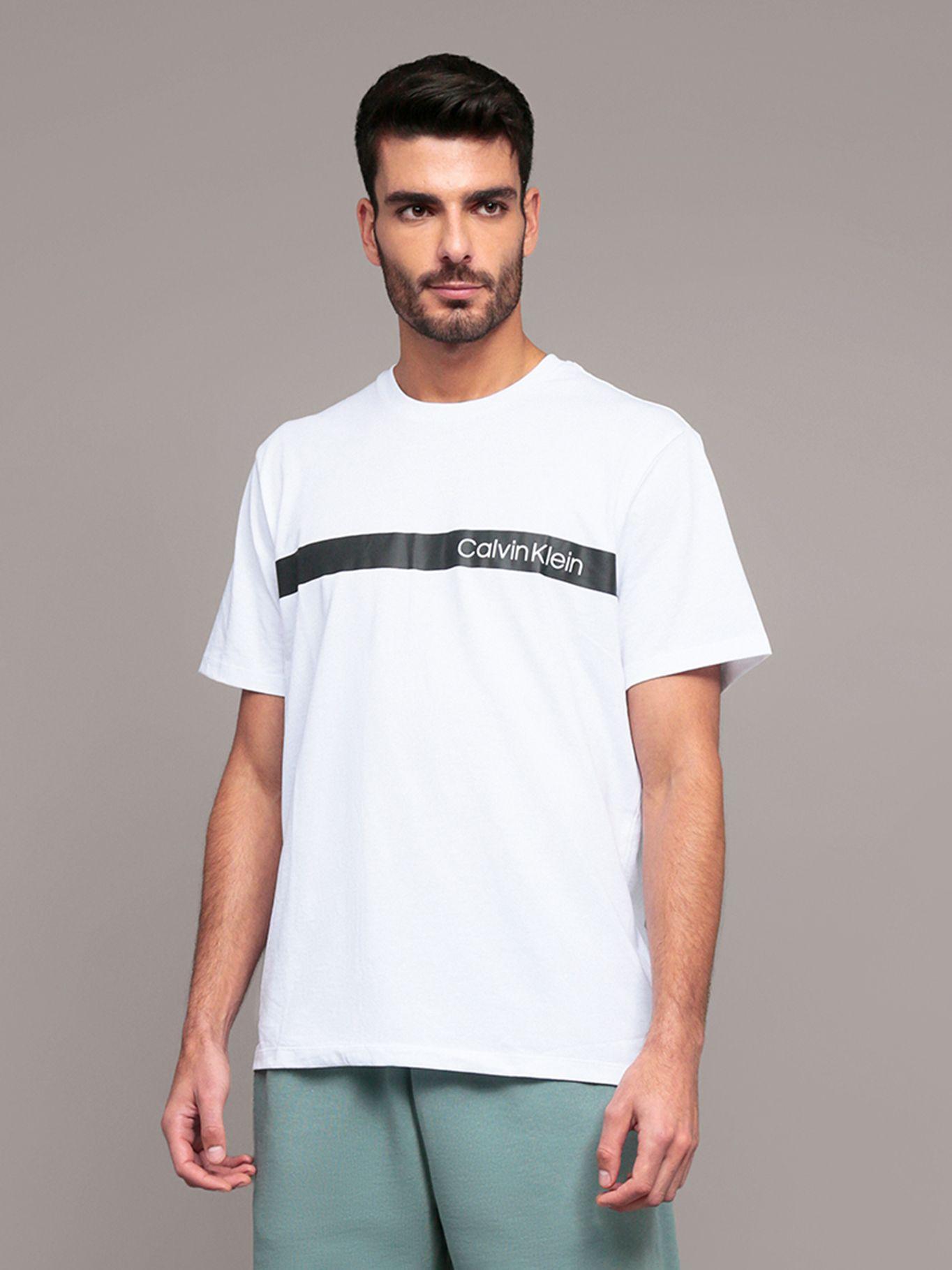 Polera Stripe Insert Blanco Calvin Klein-0