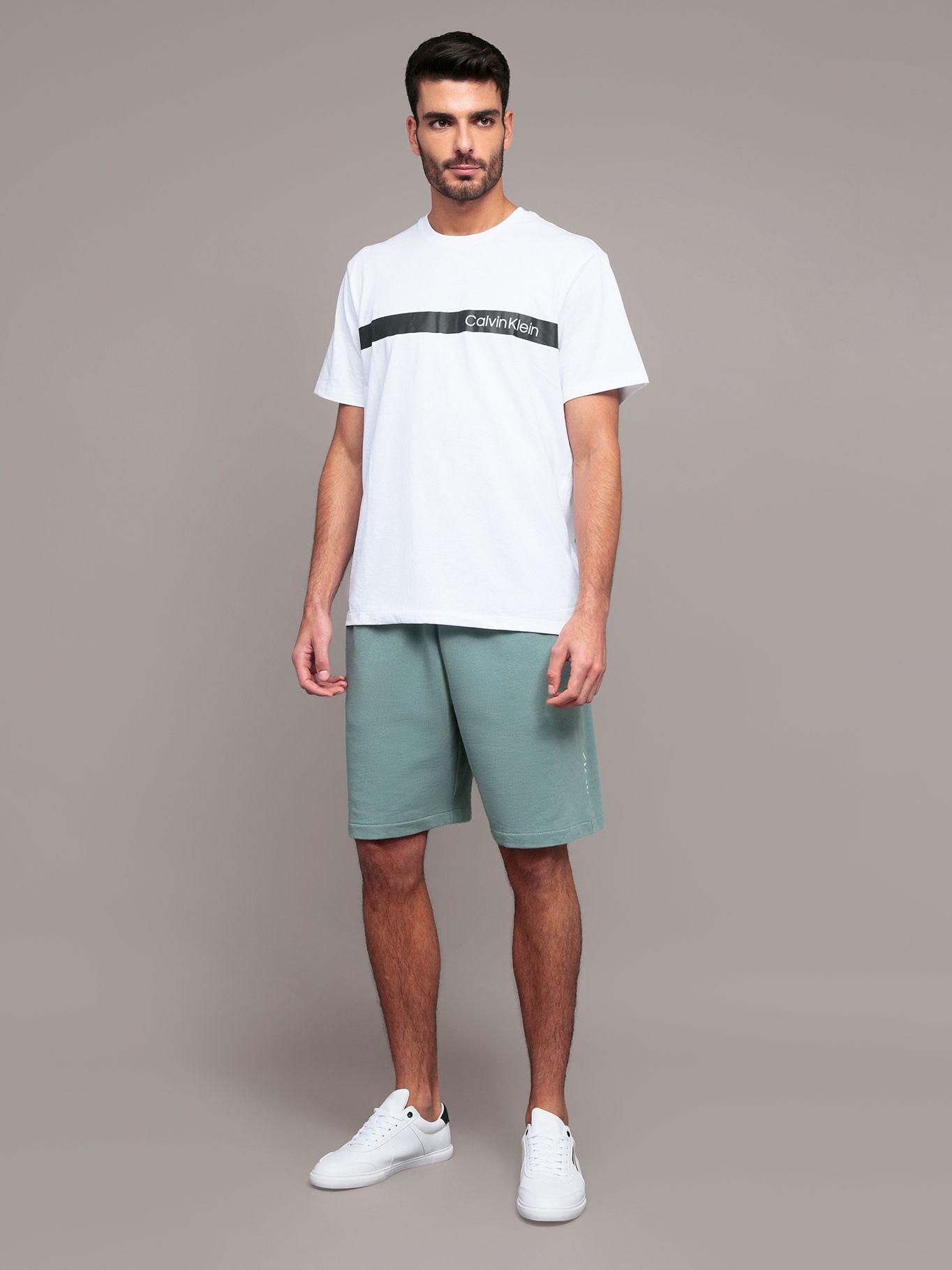 Polera Stripe Insert Blanco Calvin Klein-1