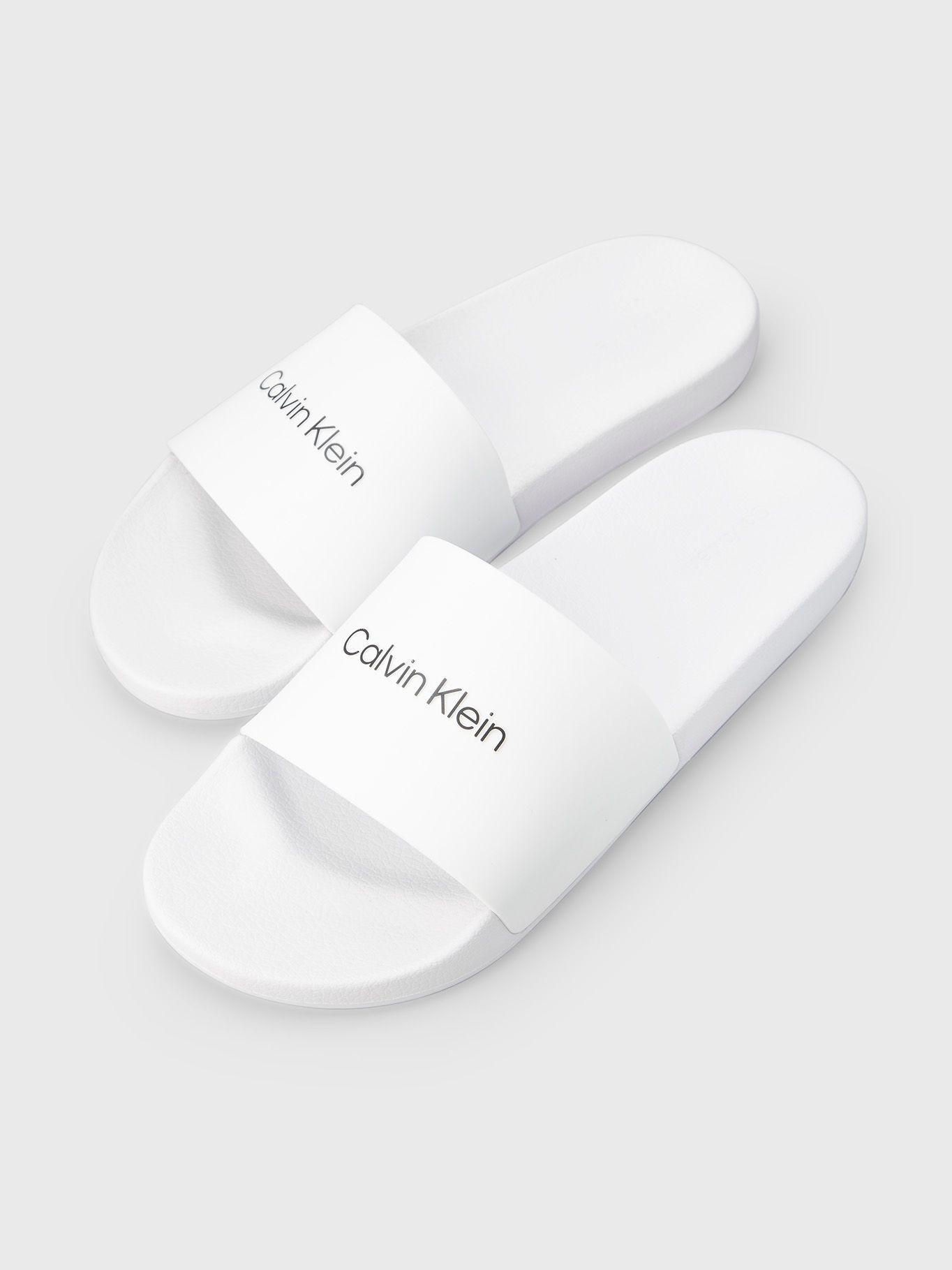 Sandalia Pool Slide Blanco Calvin Klein-0