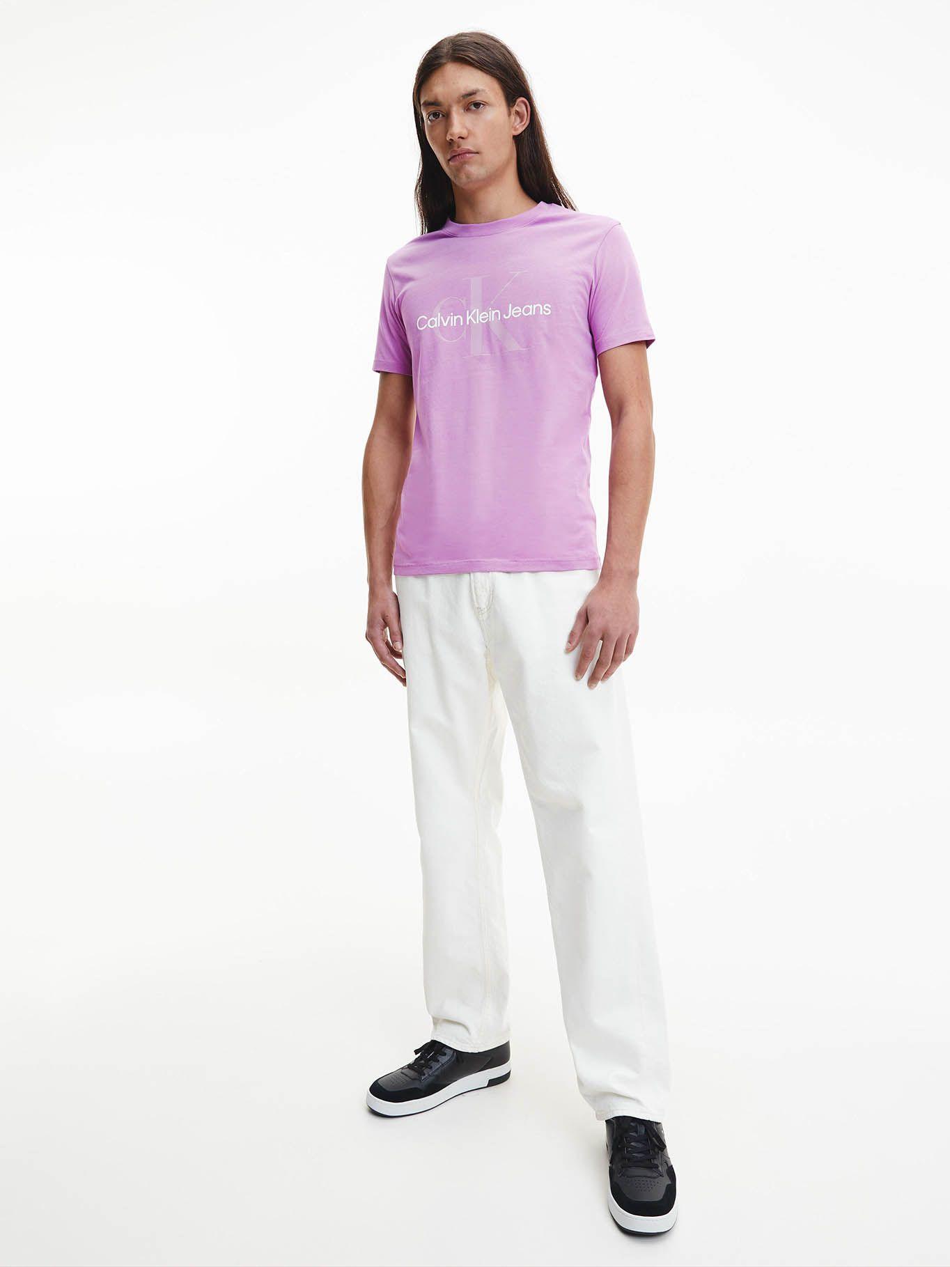 Camiseta con logo Violeta Calvin Klein J30J320806-VDR-1