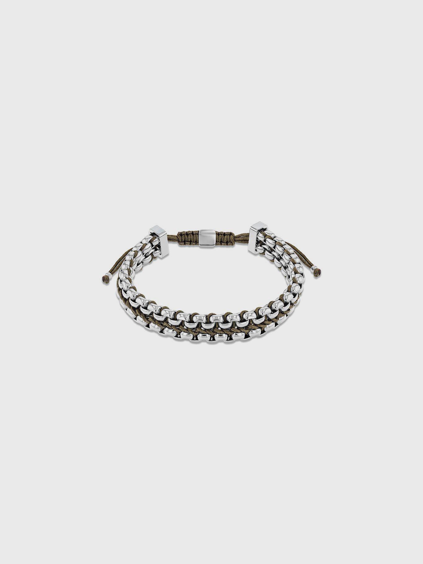 Pulsera Braided Link Plateado Calvin Klein-0