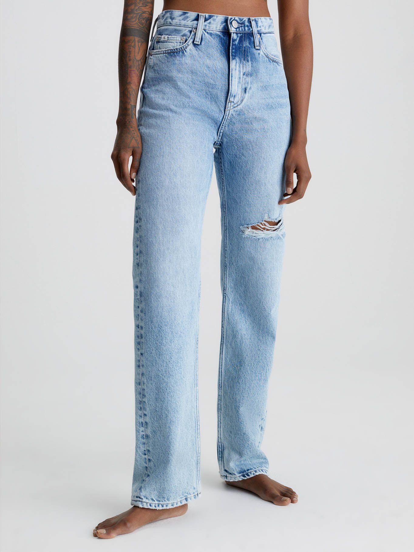 High Rise Straight Jeans Celeste Calvin Klein-0
