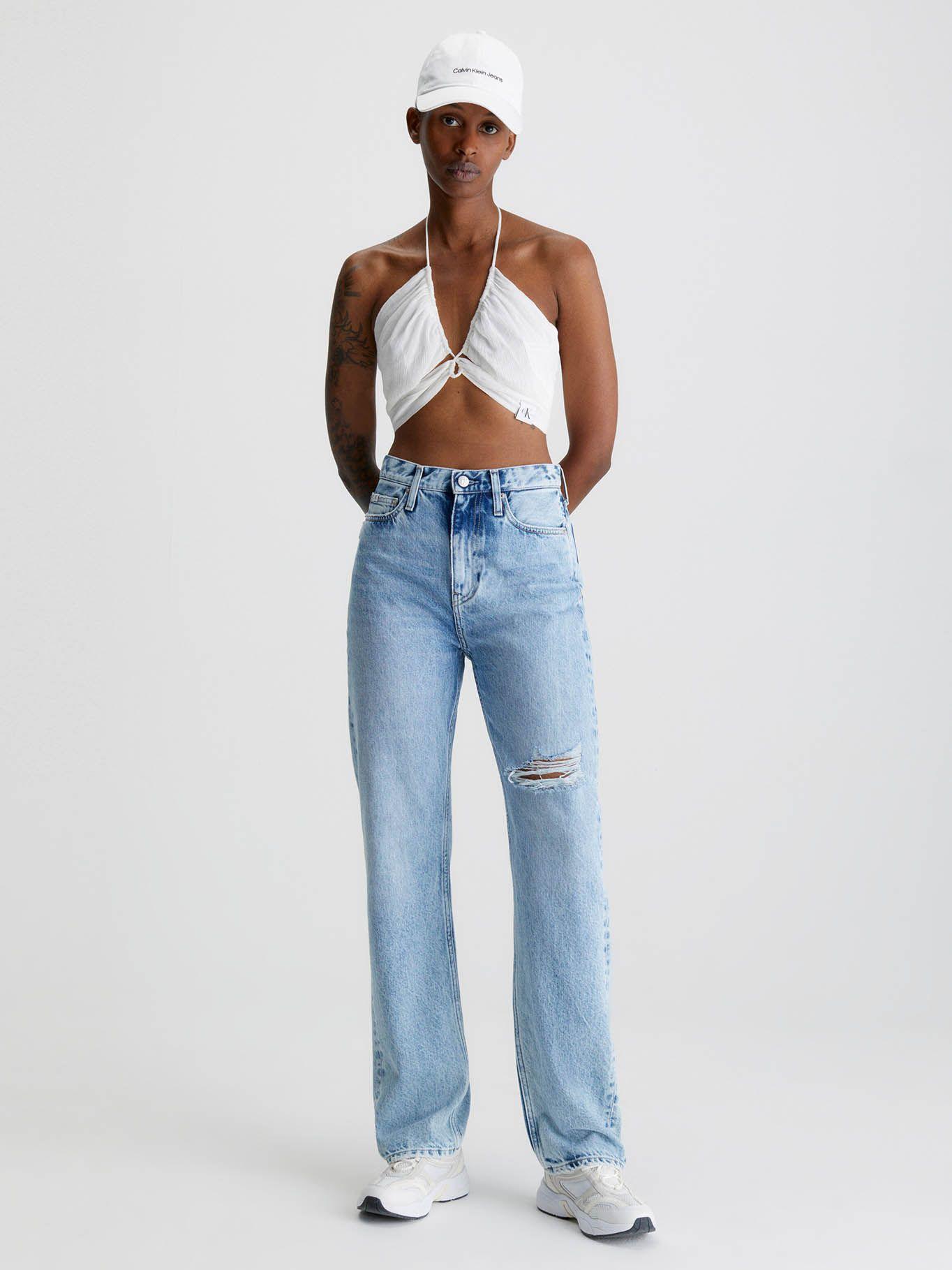 High Rise Straight Jeans Celeste Calvin Klein-1