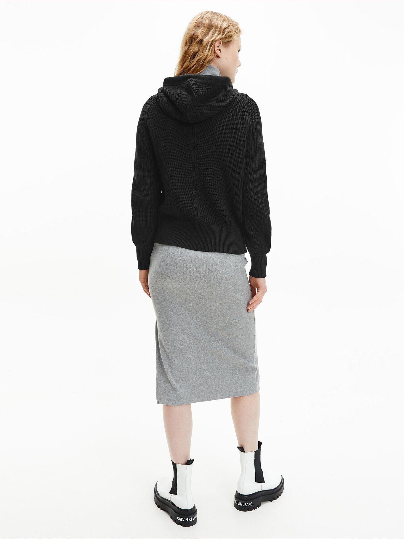 Hoodie Suéter Premium Cotton Negro Calvin Klein-2