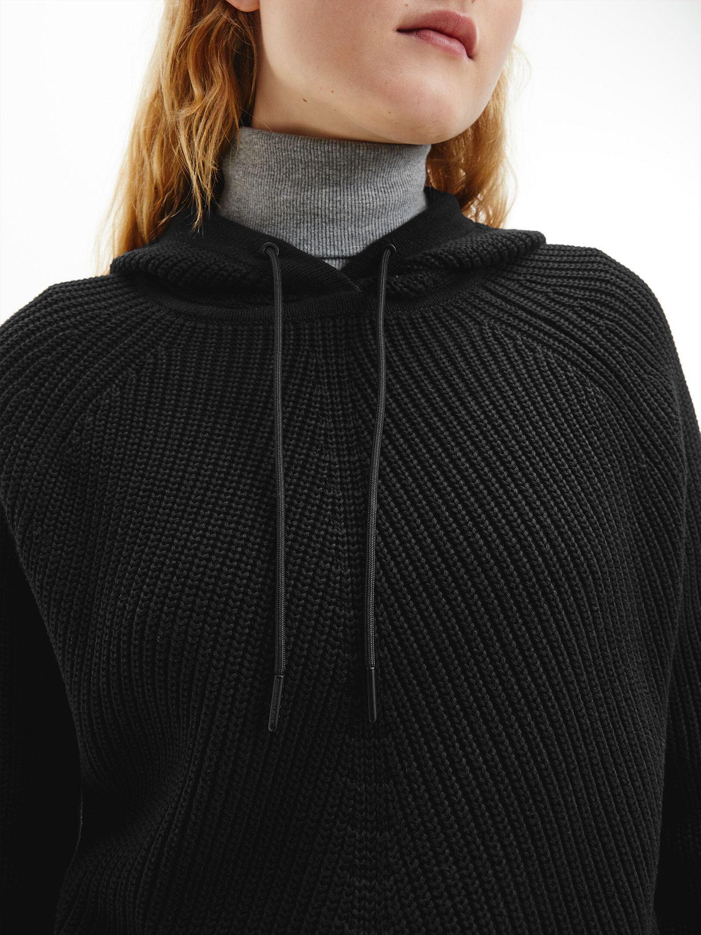 Hoodie Suéter Premium Cotton Negro Calvin Klein-3