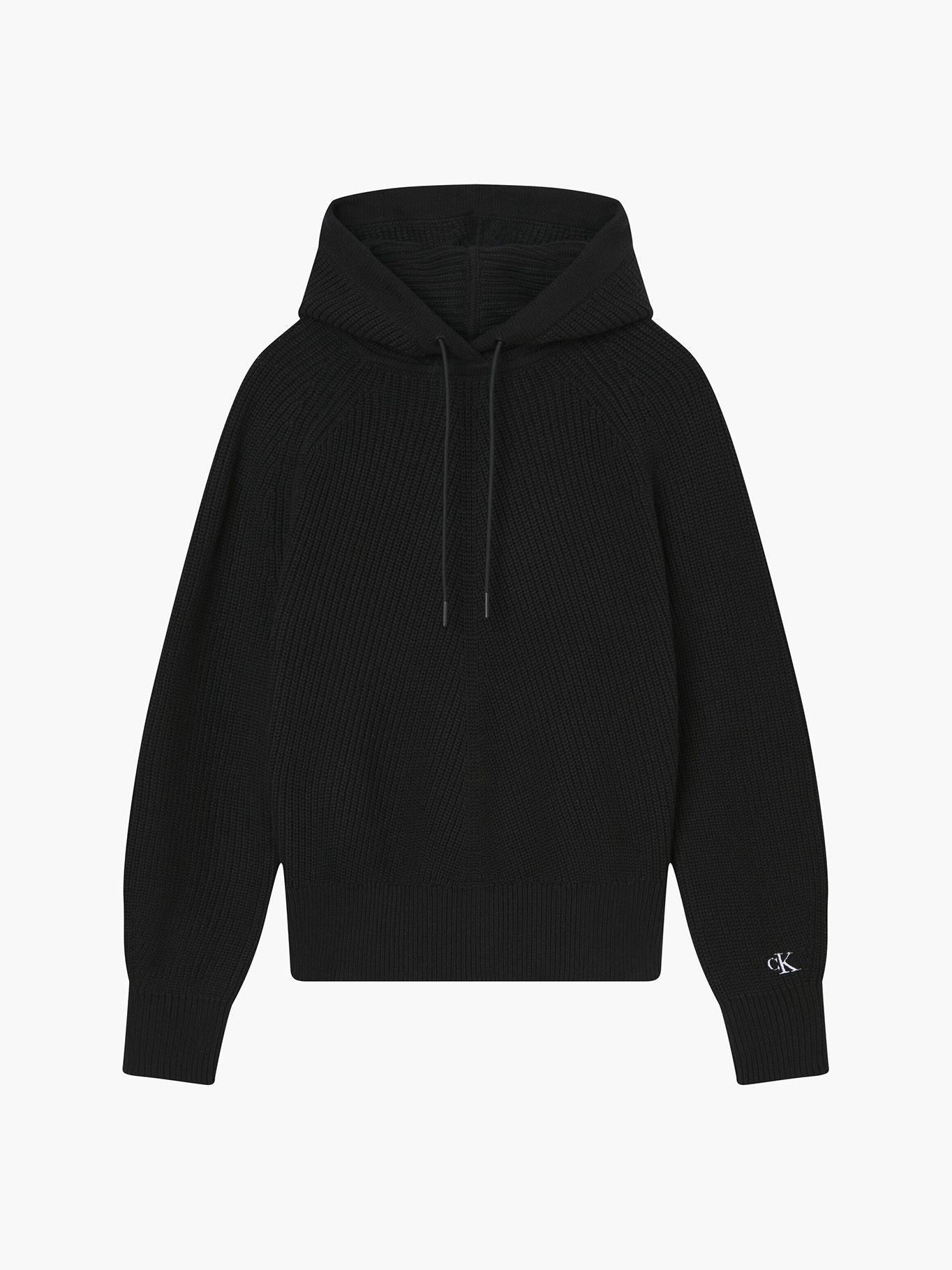 Hoodie Suéter Premium Cotton Negro Calvin Klein-4
