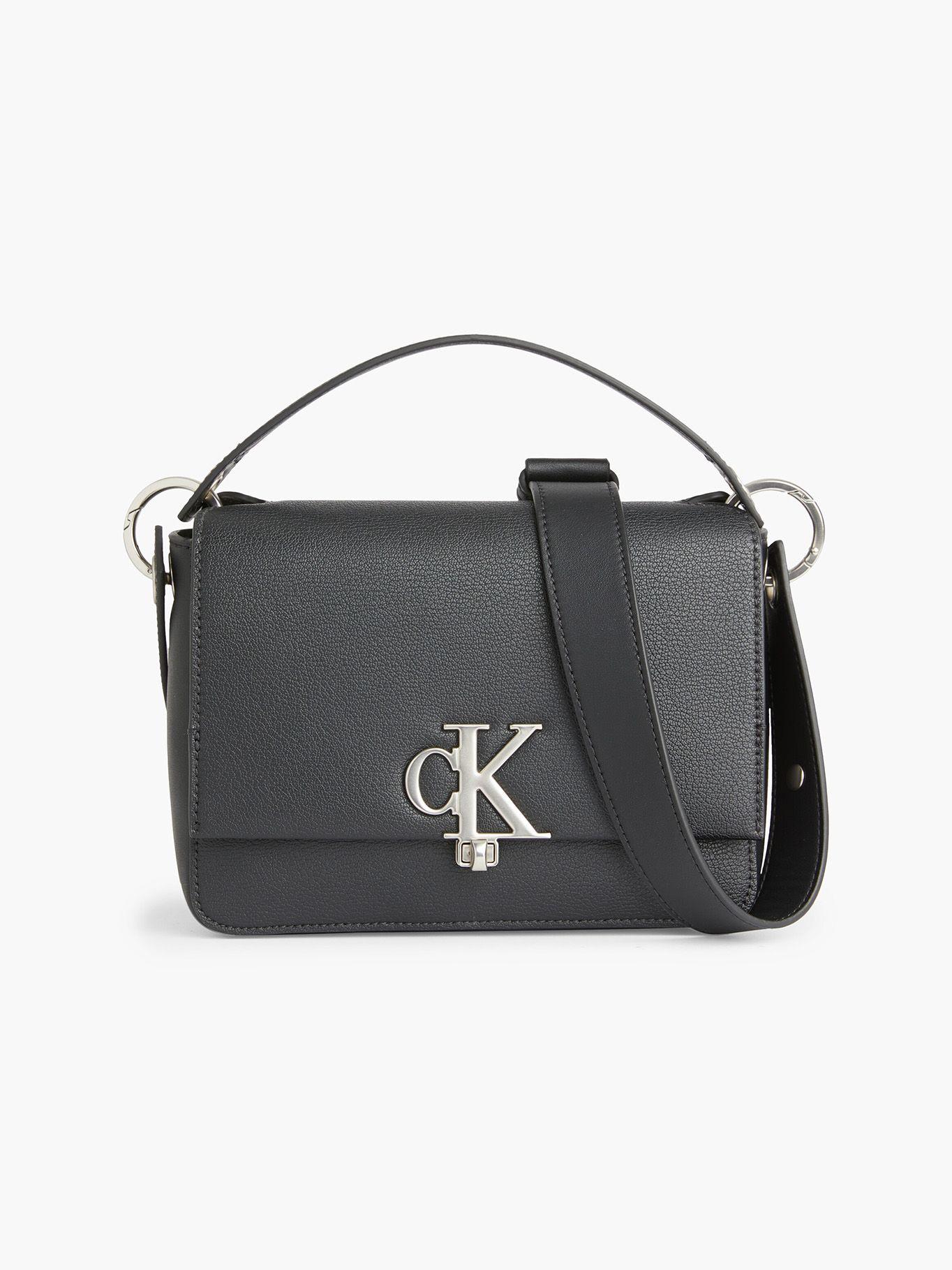 Cartera Minimal Monogram Top Handle Negro Calvin Klein-0