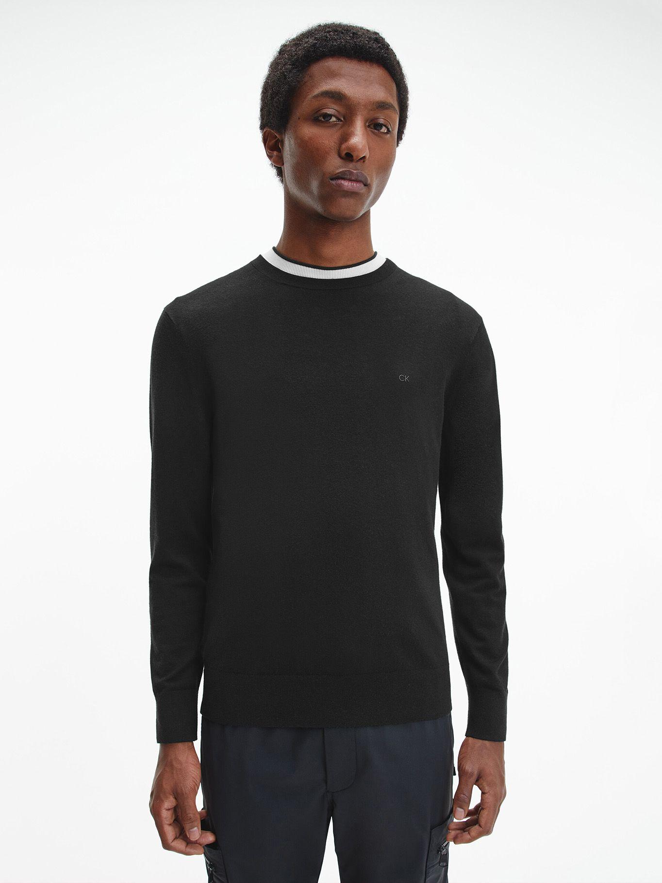 Suéter Essential Crew Neck Negro BEH Calvin Klein-0