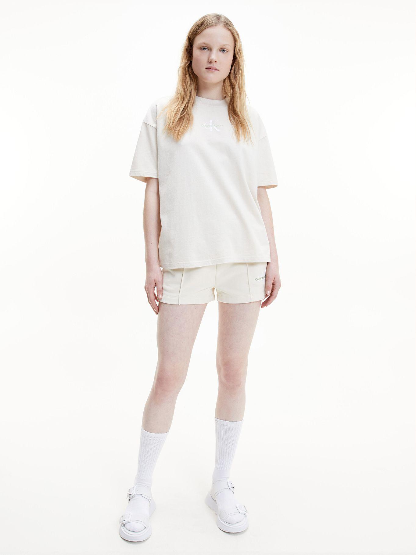 Polera Monogram Boyfriend Blanco 903 Calvin Klein-1