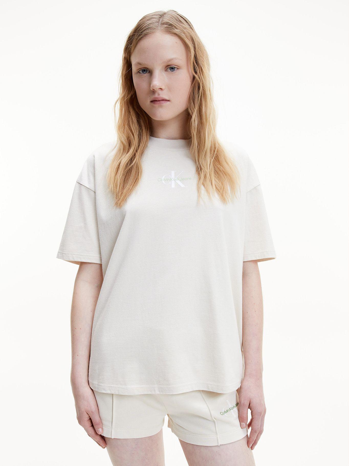 Polera Monogram Boyfriend Blanco 903 Calvin Klein-0