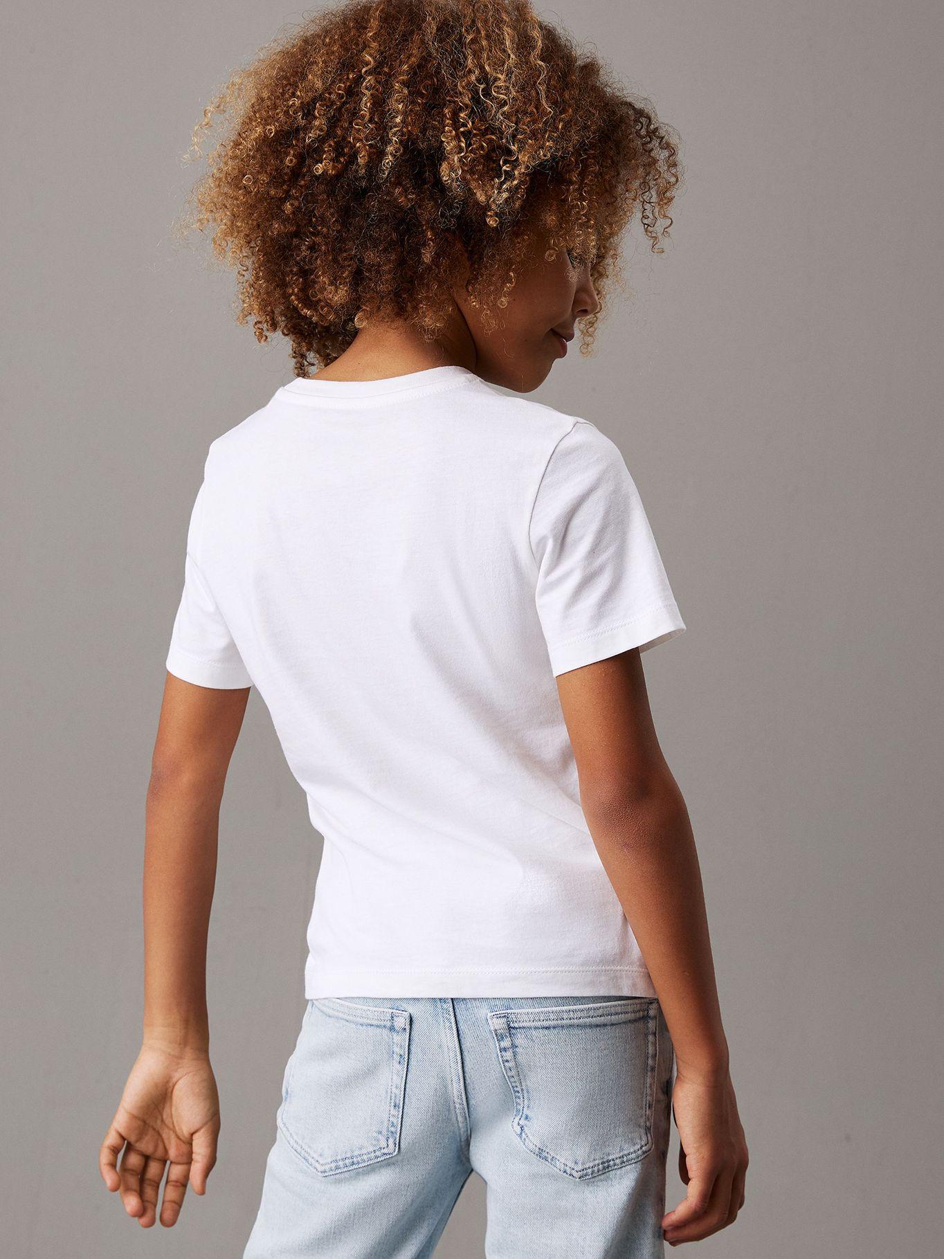 Polera Niño Good Level Regular Blanco Calvin Klein-2