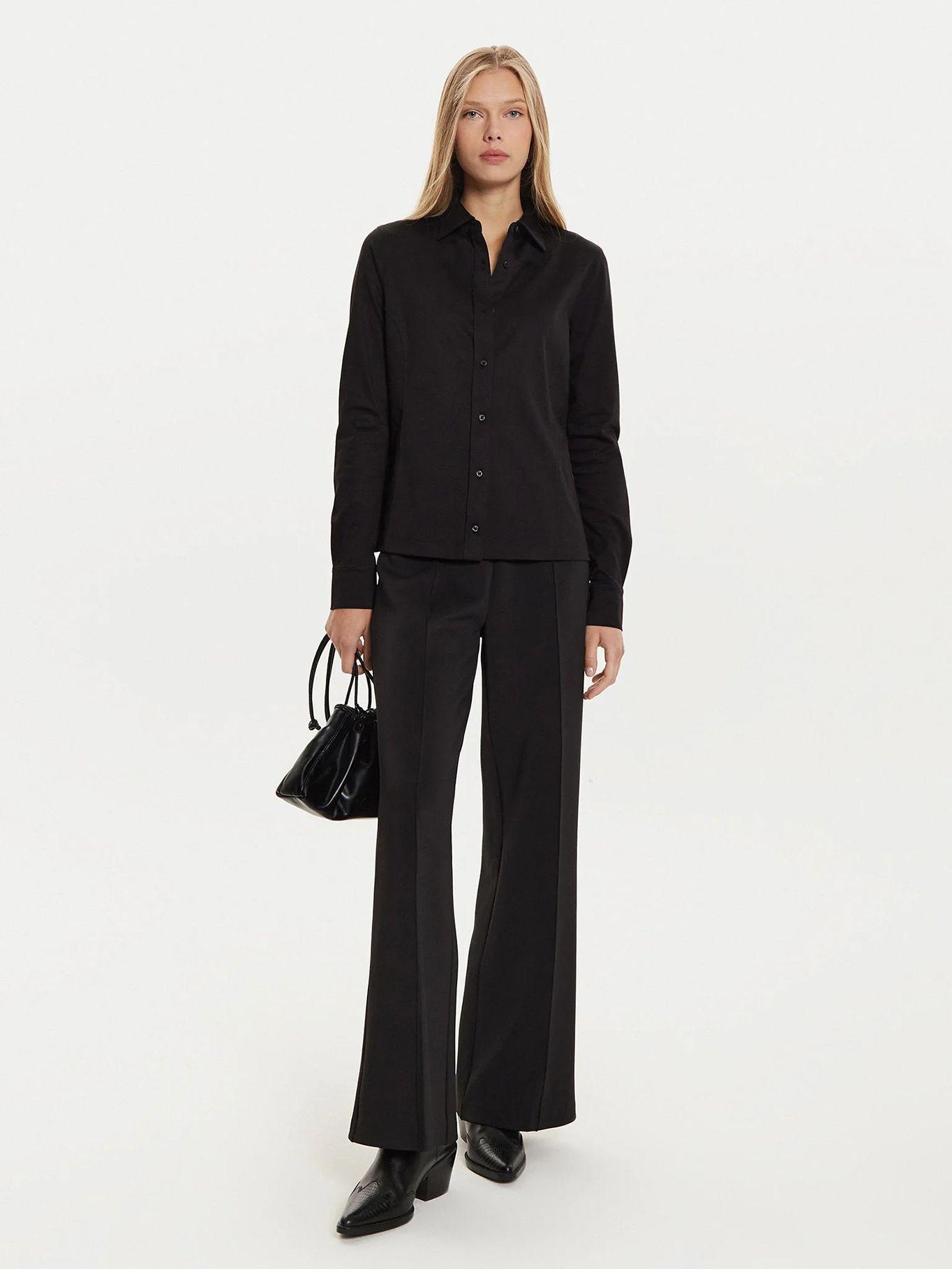 Pantalones Technical Knit Negro Calvin Klein-1
