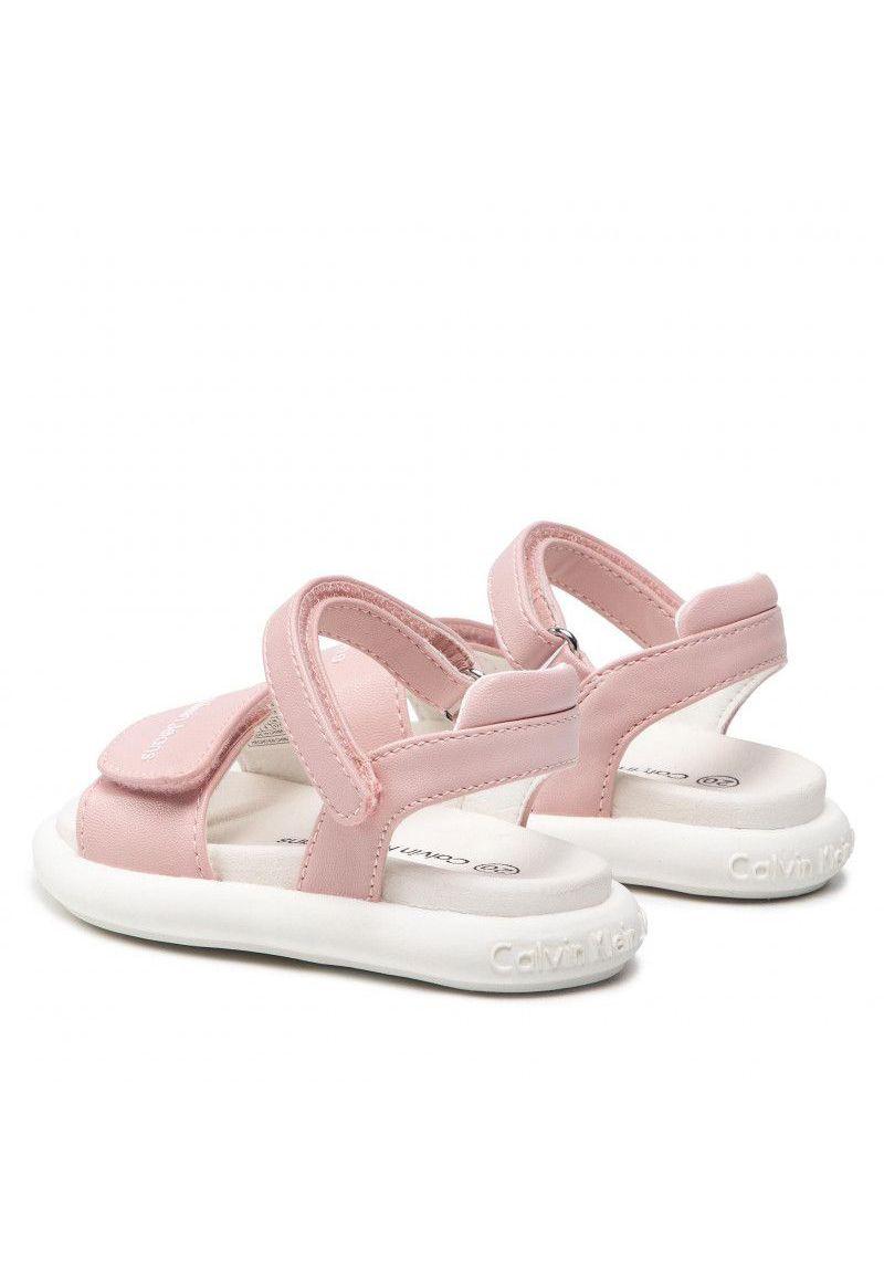 Sandalia Velcro Silver Rosado Calvin Klein-1