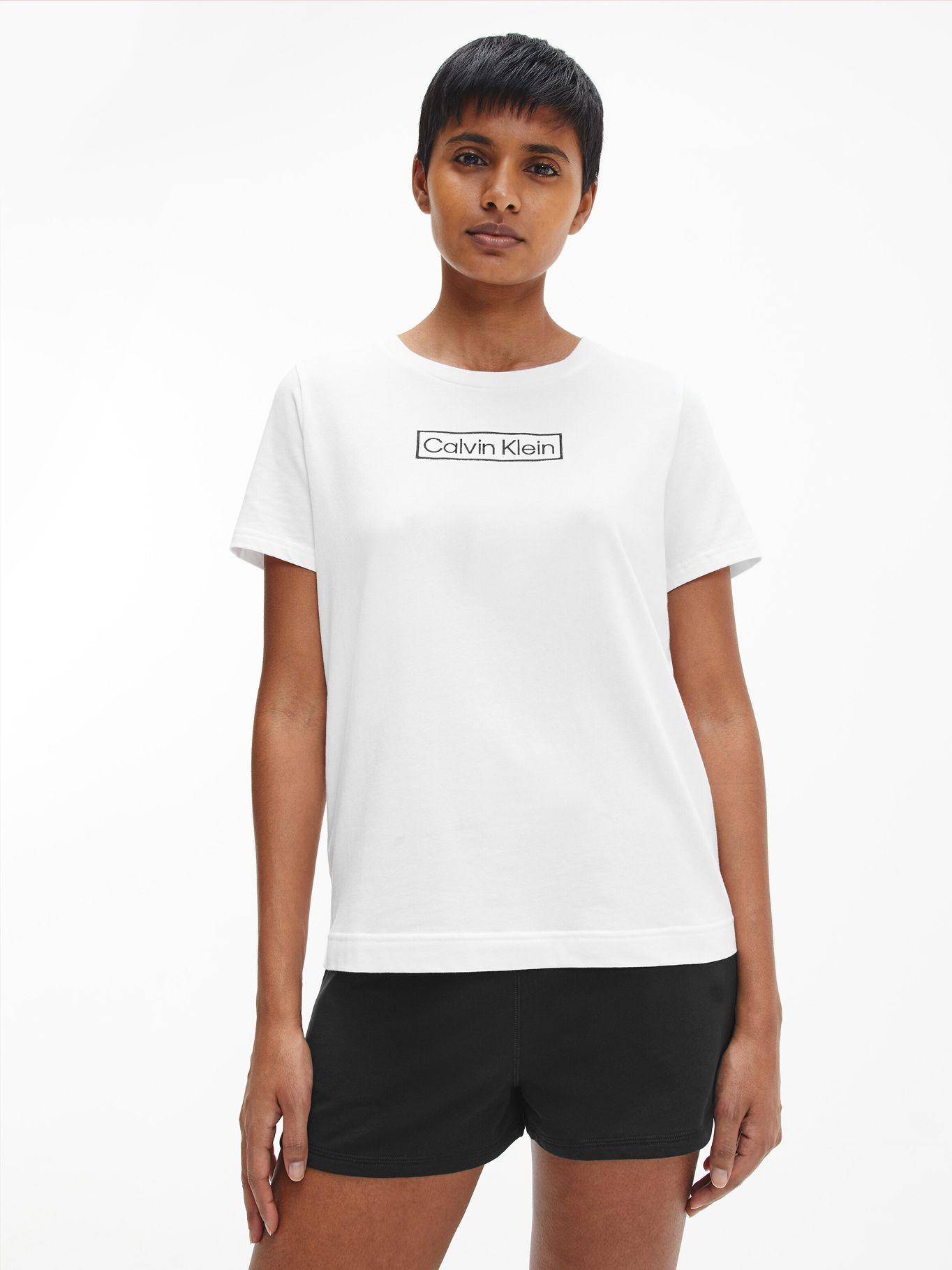 Polera Pijama Reimagined Heritage Blanco Calvin Klein-0