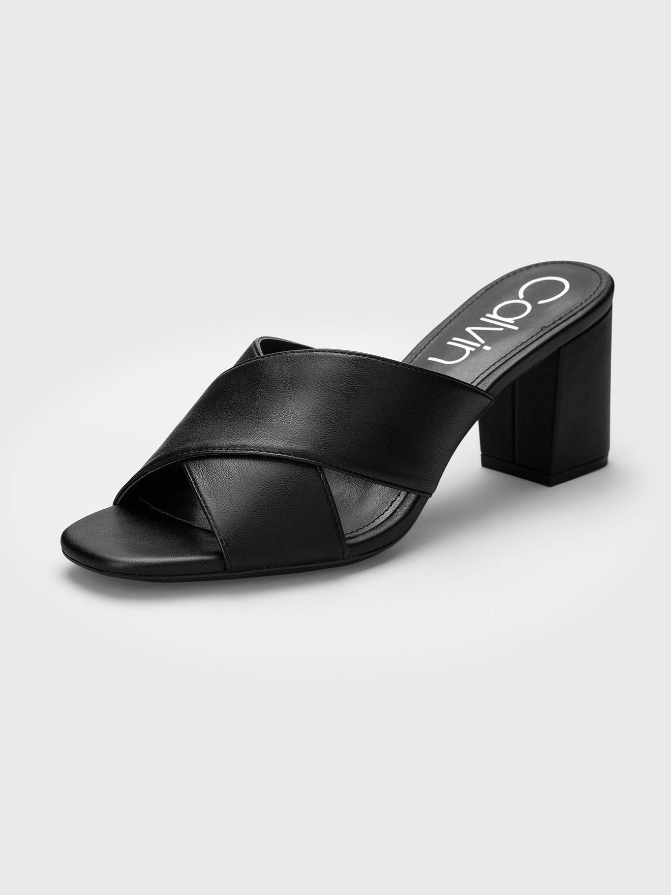 Sandalia Carsi Nappa Vip Negro Calvin Klein-1