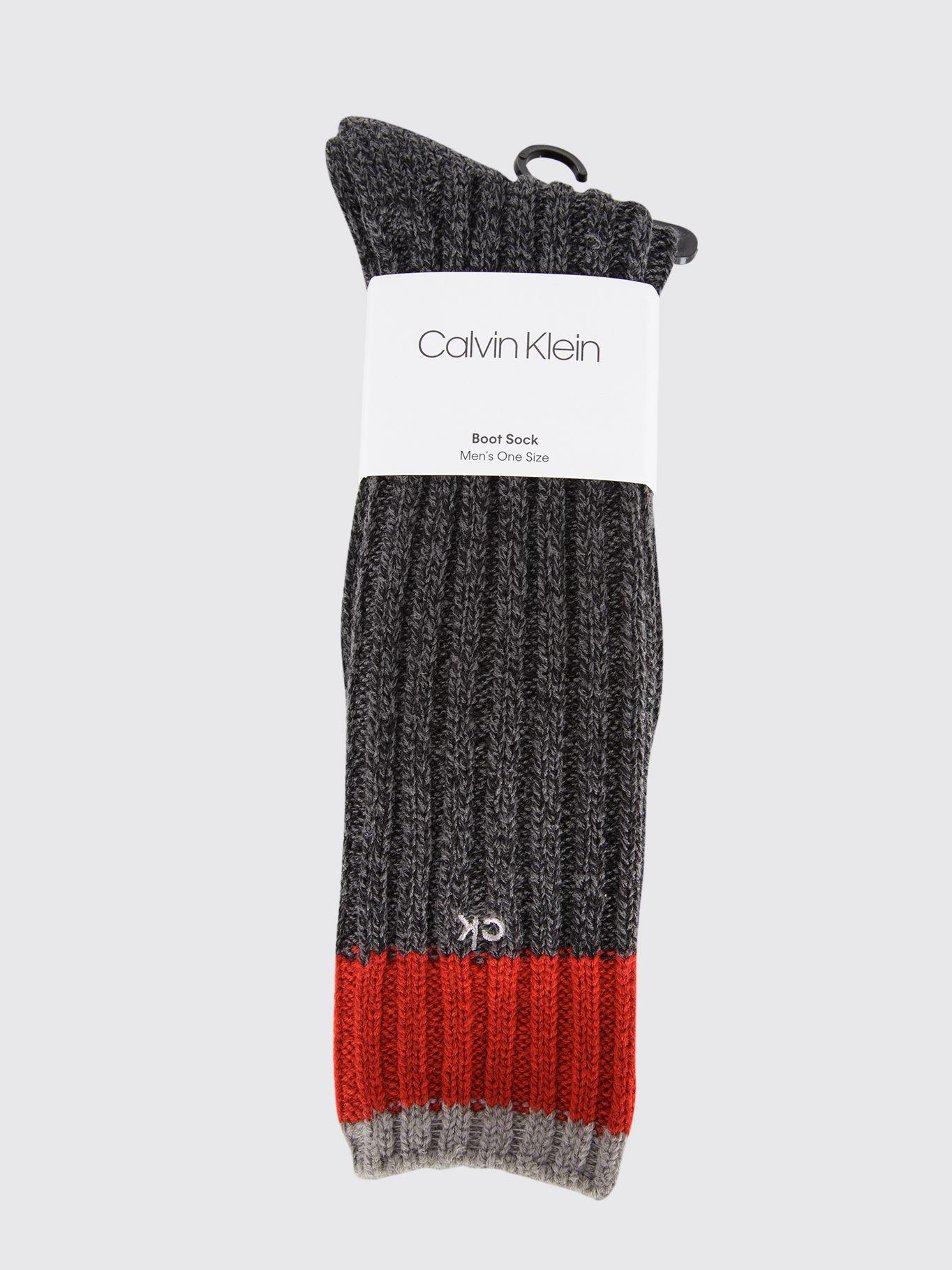 Calcetines Blocked Negro Calvin Klein-1