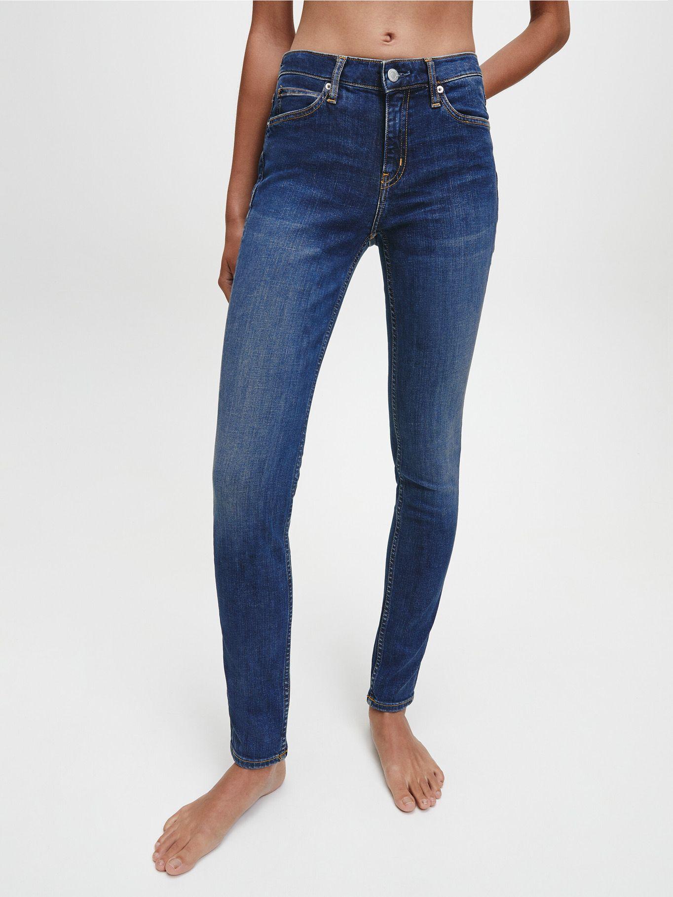 Jeans Ckj 011: Mid Rise Skinny  Azul Calvin Klein-0