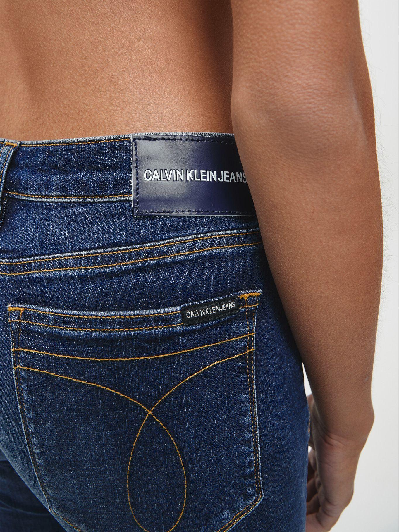 Jeans Ckj 011: Mid Rise Skinny  Azul Calvin Klein-2