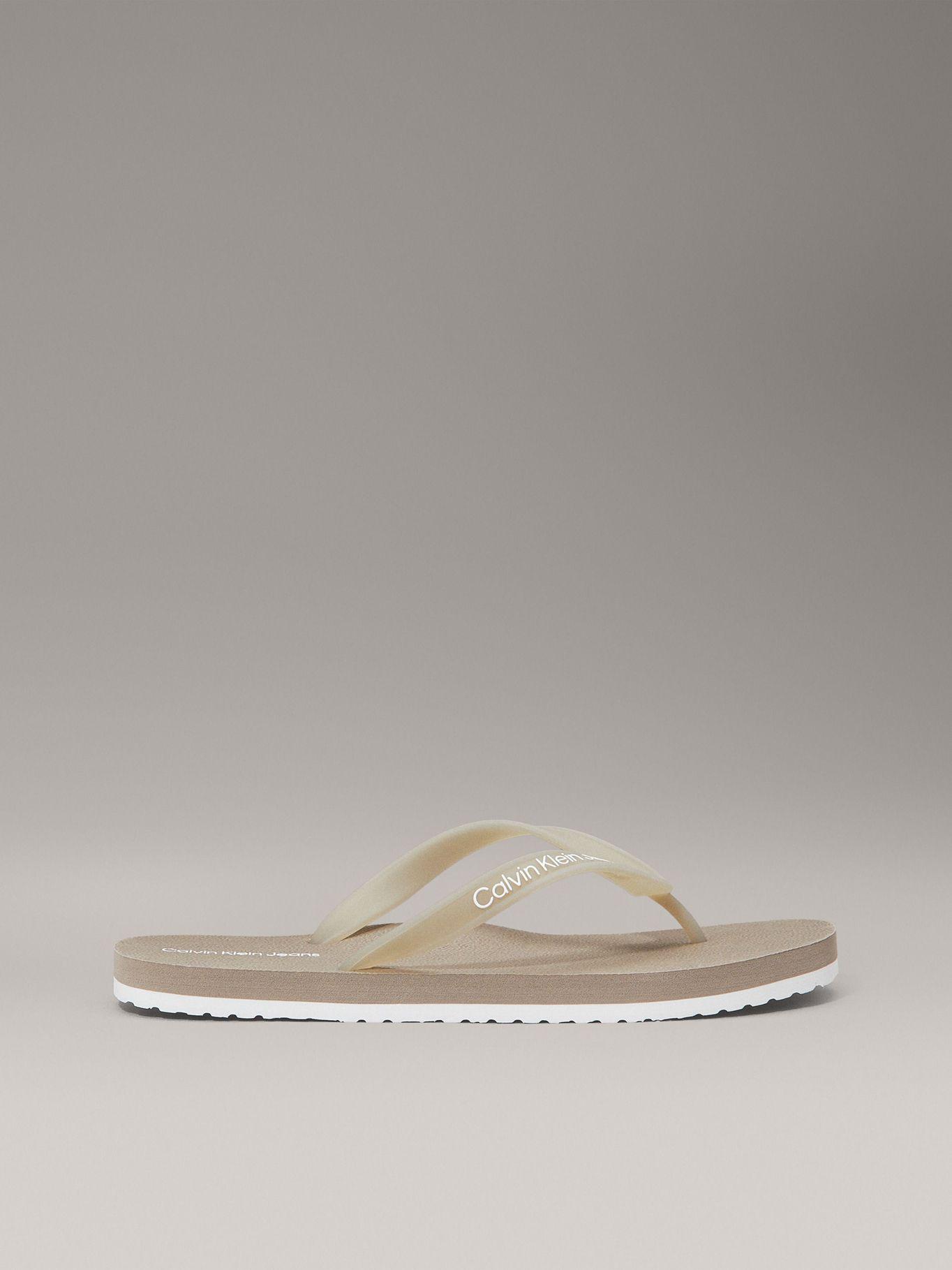 Sandalias Classic con Logo Beige Calvin Klein-4