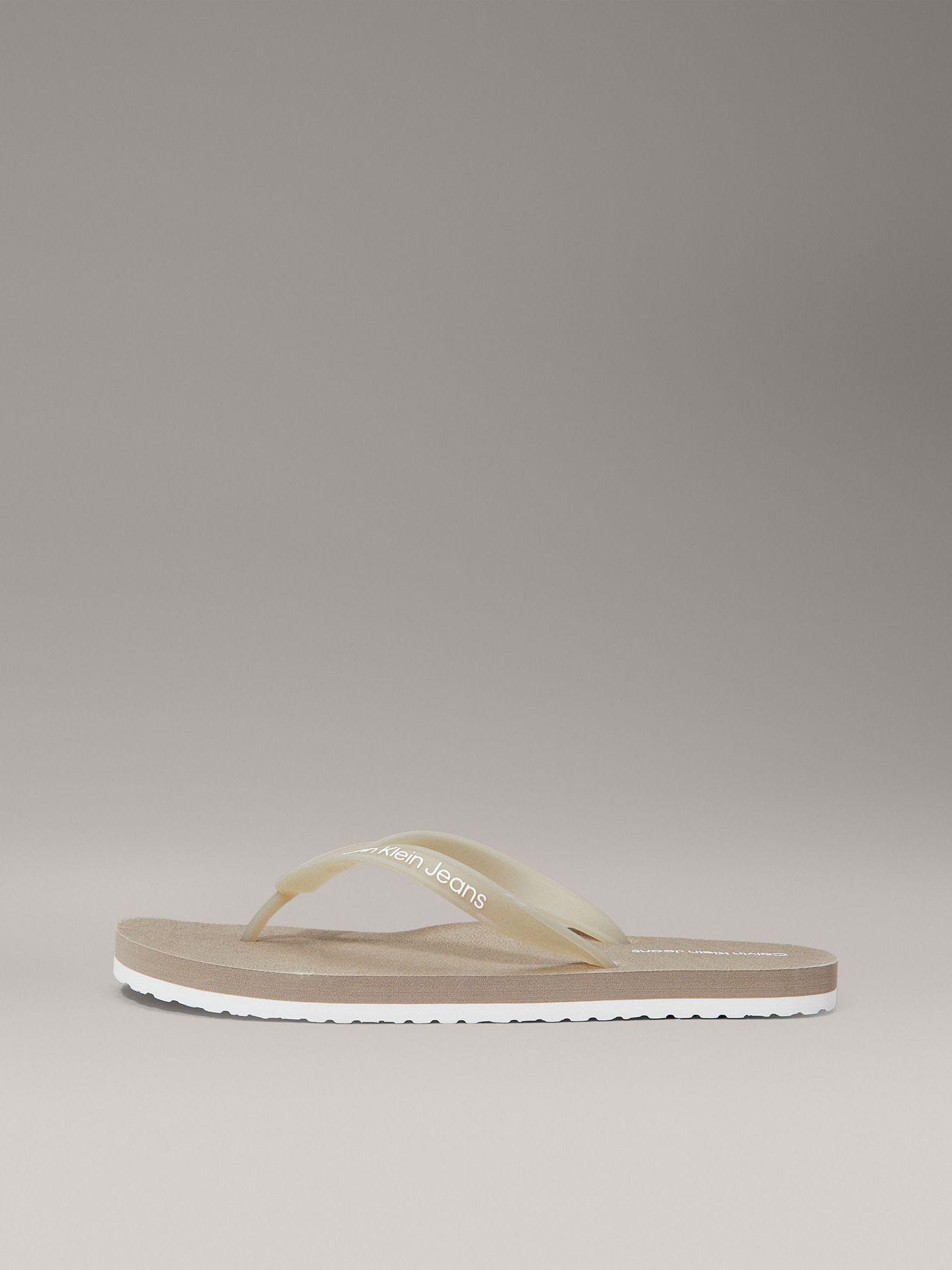 Sandalias Classic con Logo Beige Calvin Klein-5