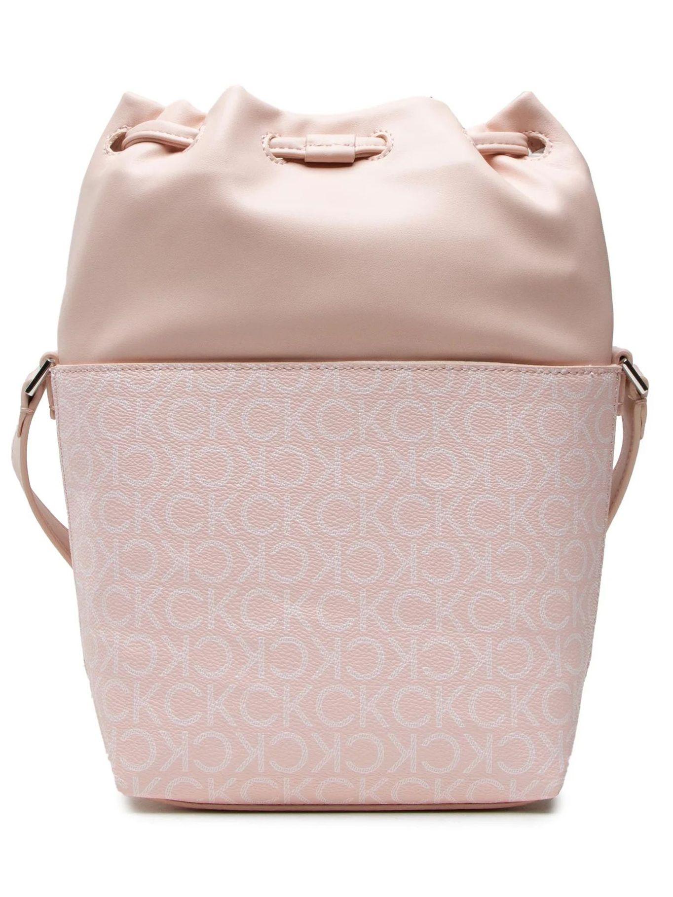 Cartera Bucket CK Must Mono Rosa Calvin Klein-1