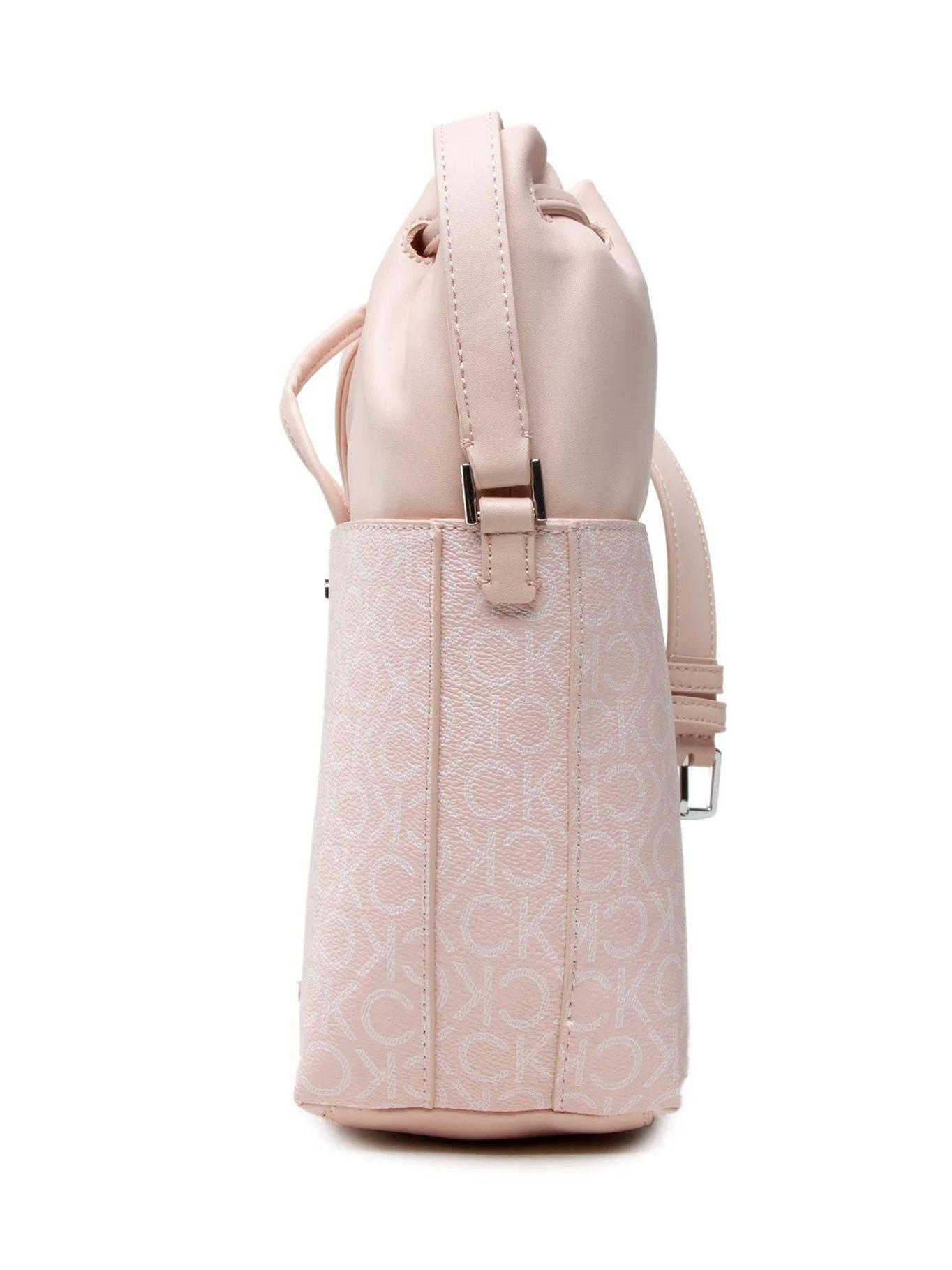 Cartera Bucket CK Must Mono Rosa Calvin Klein-3