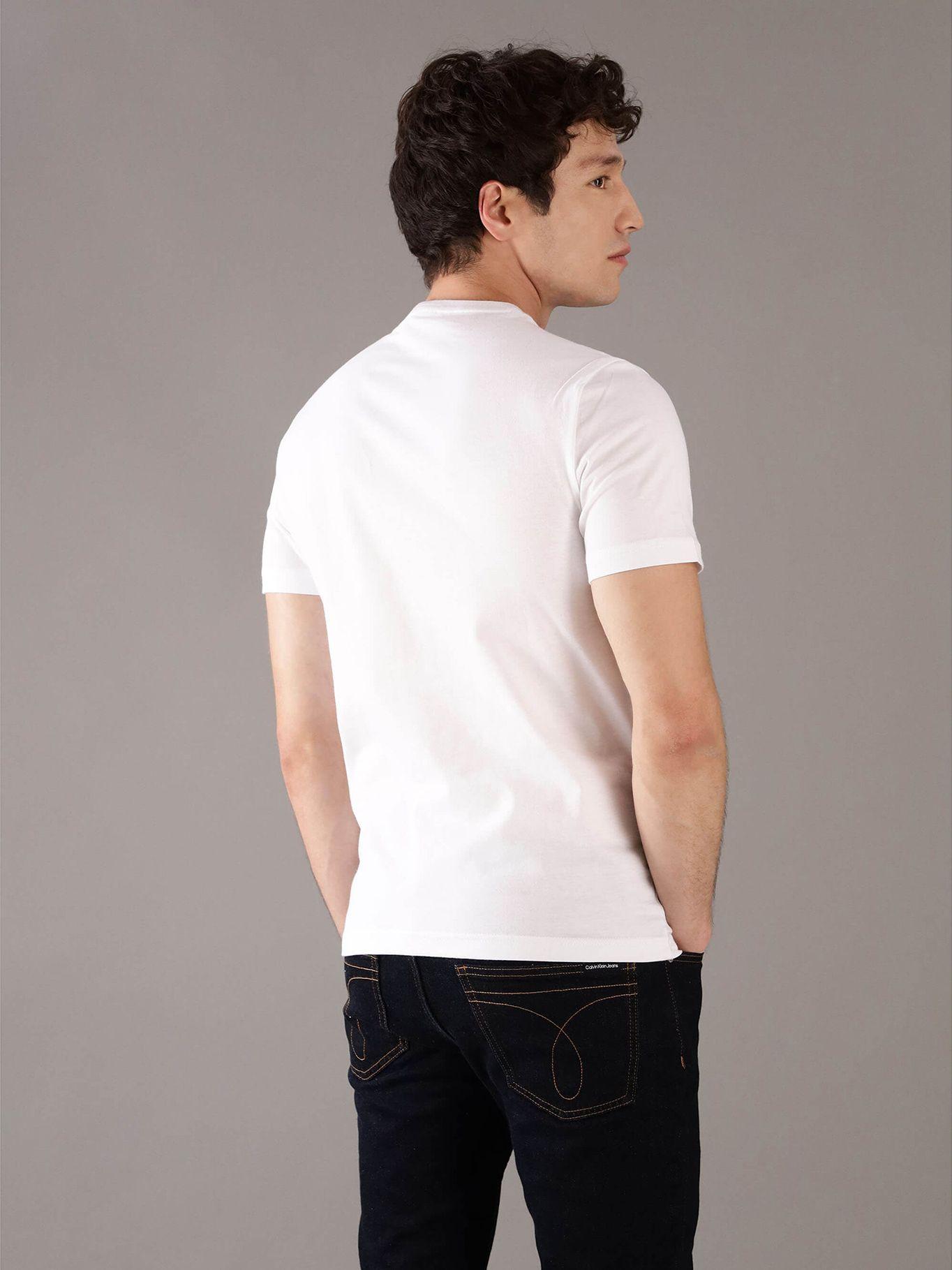 Polera Linear con Logo Blanco Calvin Klein-2