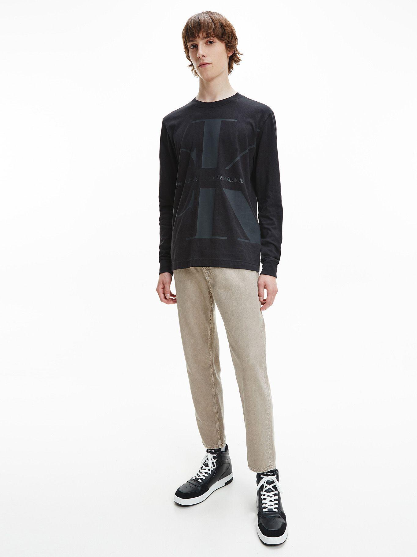 Zapatilla Urbana Cupsole Basket Negro Calvin Klein-1