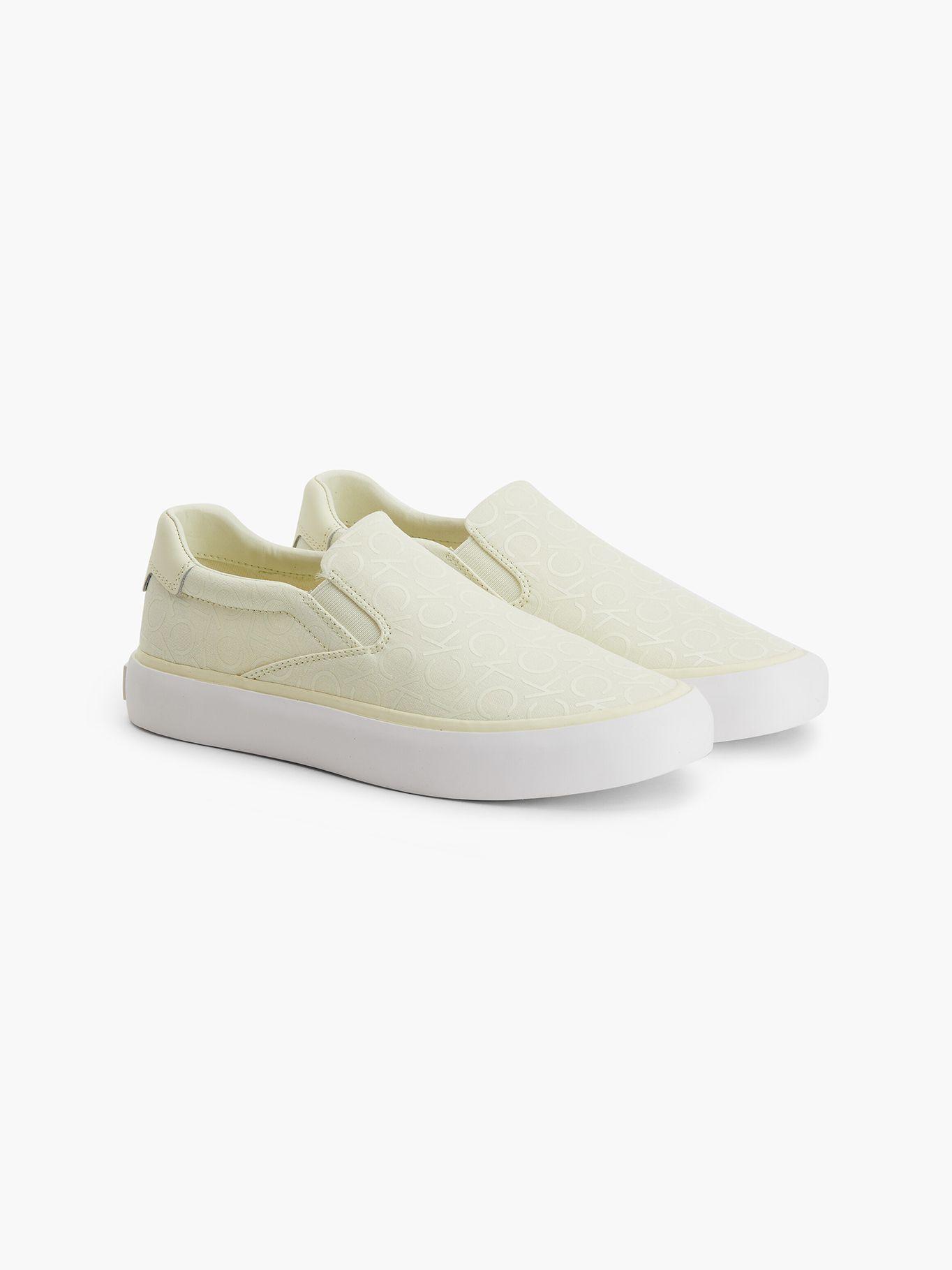 Zapatilla Slip-On Plimsolls Amarillo Calvin Klein-0